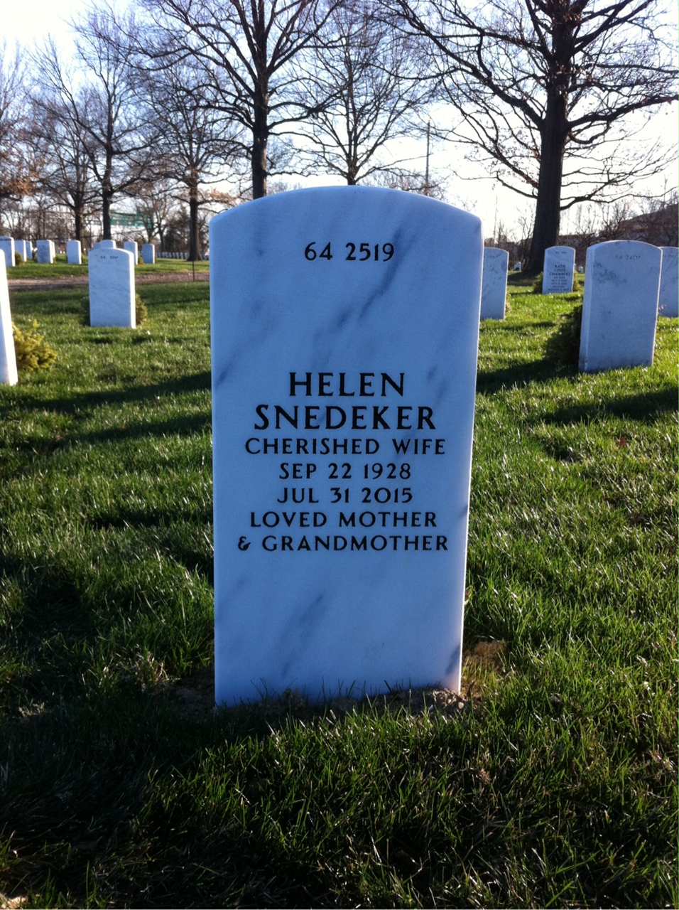 Back of headstone — Robert Foyle