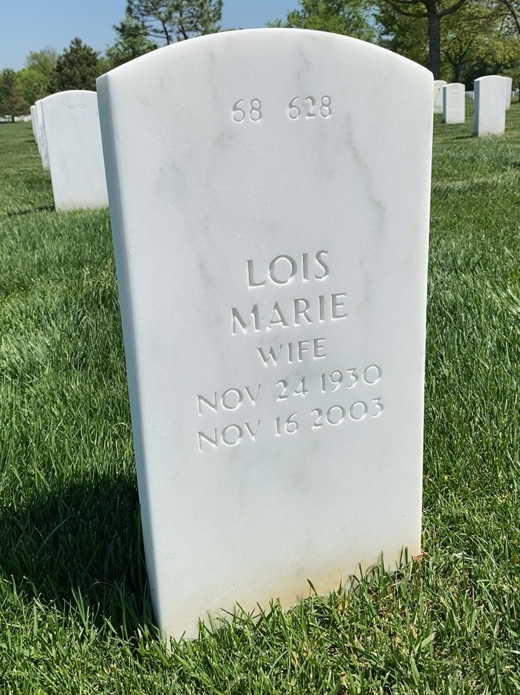 Back of headstone — Francis Jeffcott