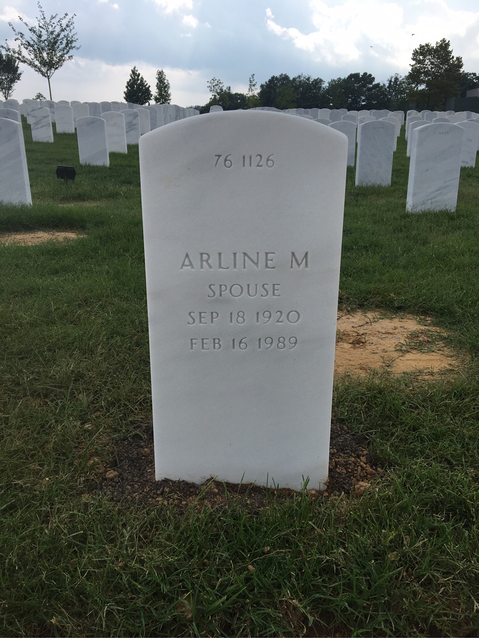 Back of headstone — Alfred Lucas