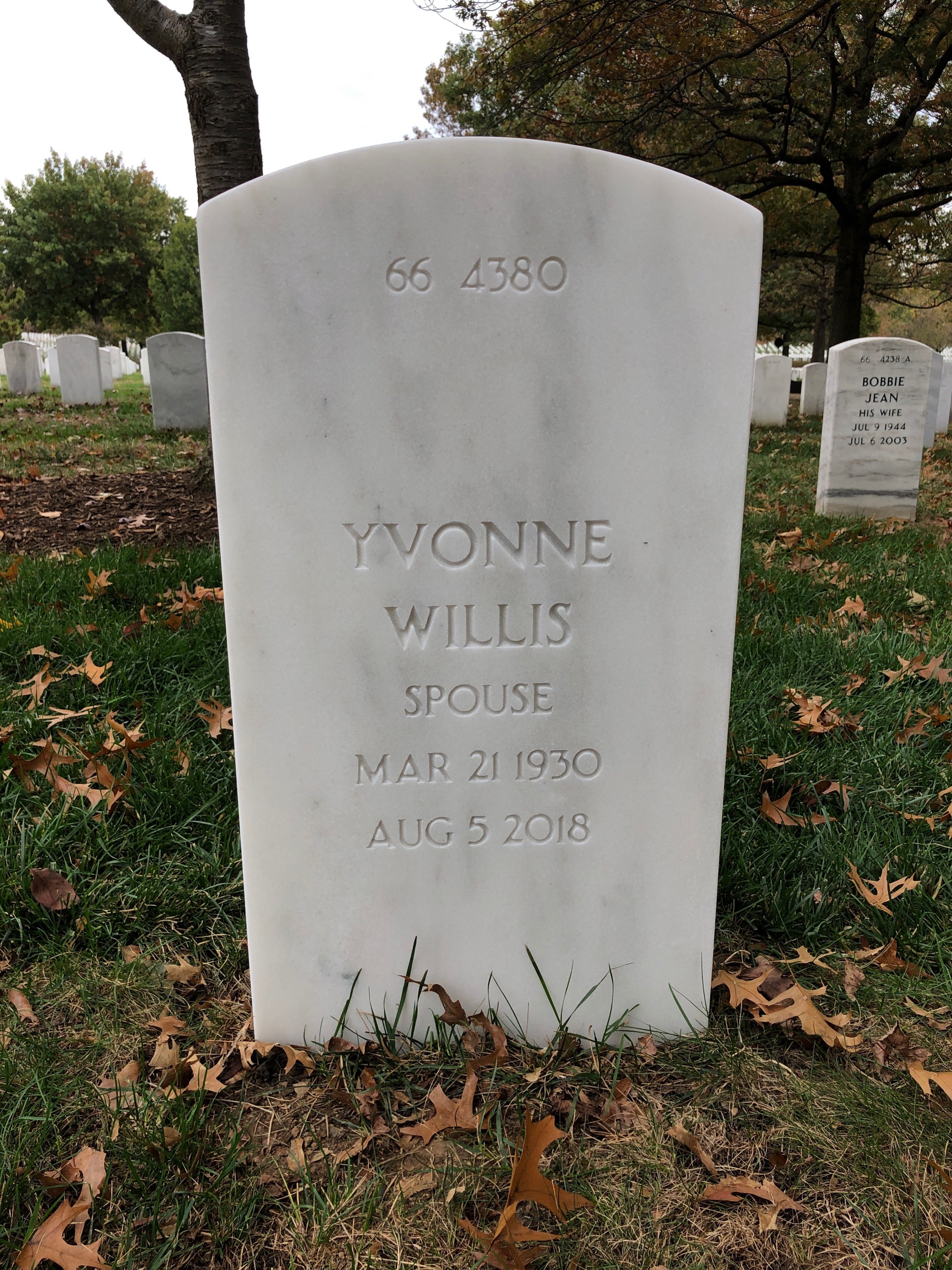 Back of headstone — Jacob Pompan