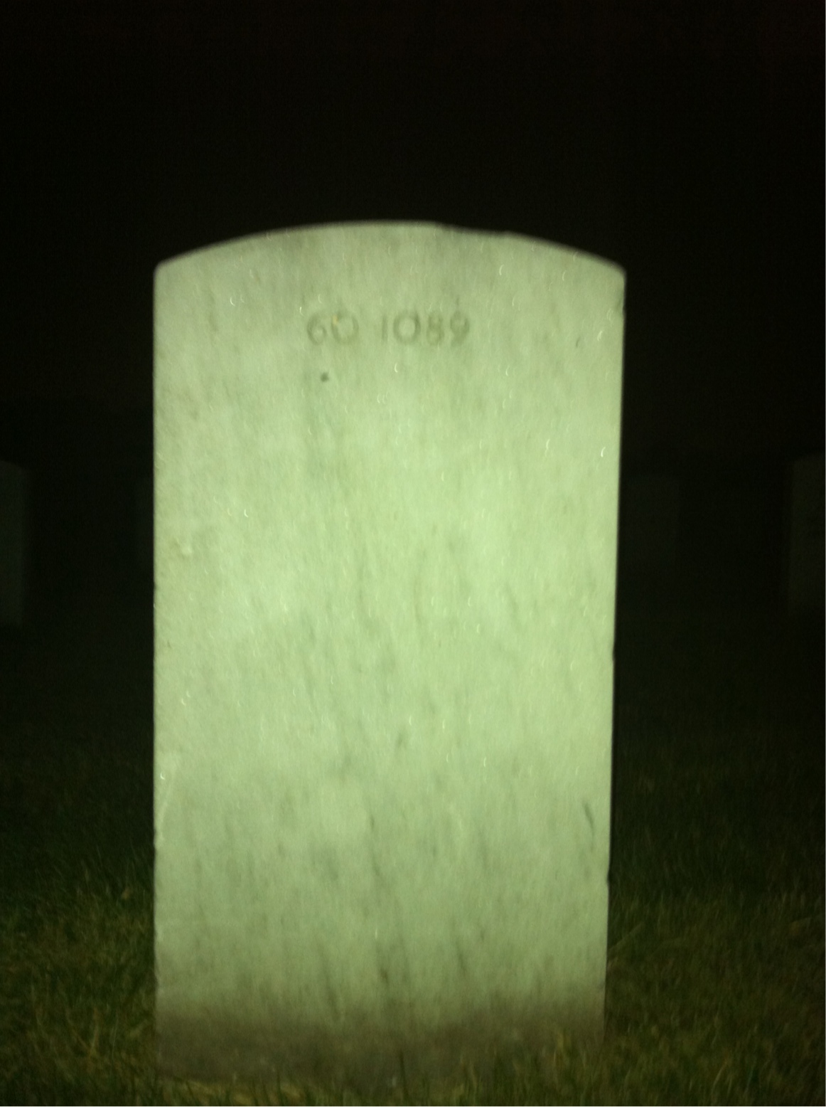 Back of headstone — Bernard Mcneil