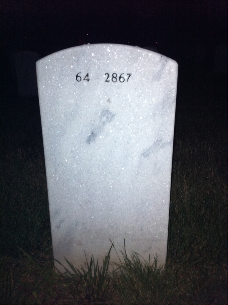 Back of headstone — George Korycinski