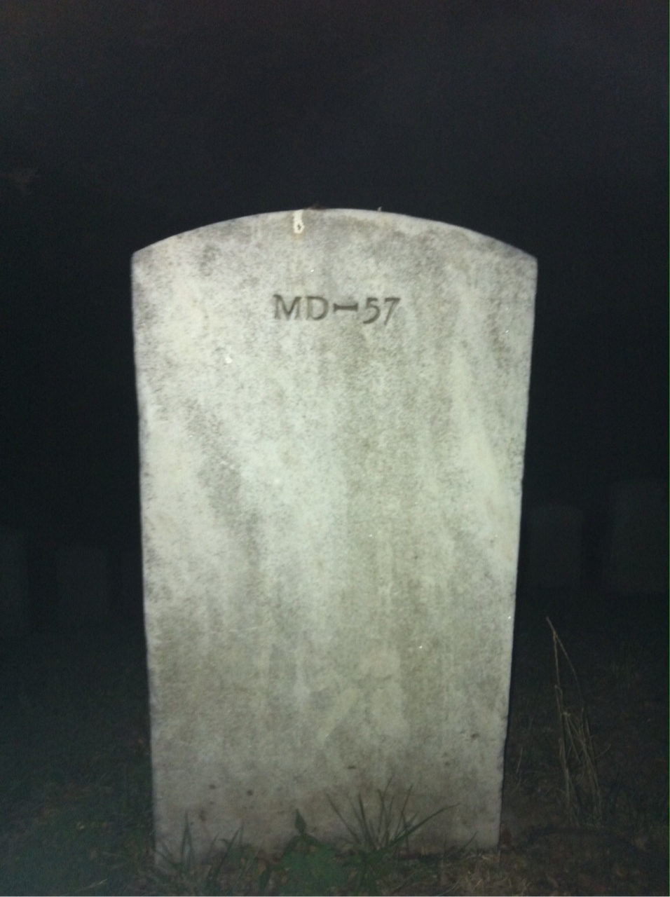 Back of headstone — Ben Backstrom