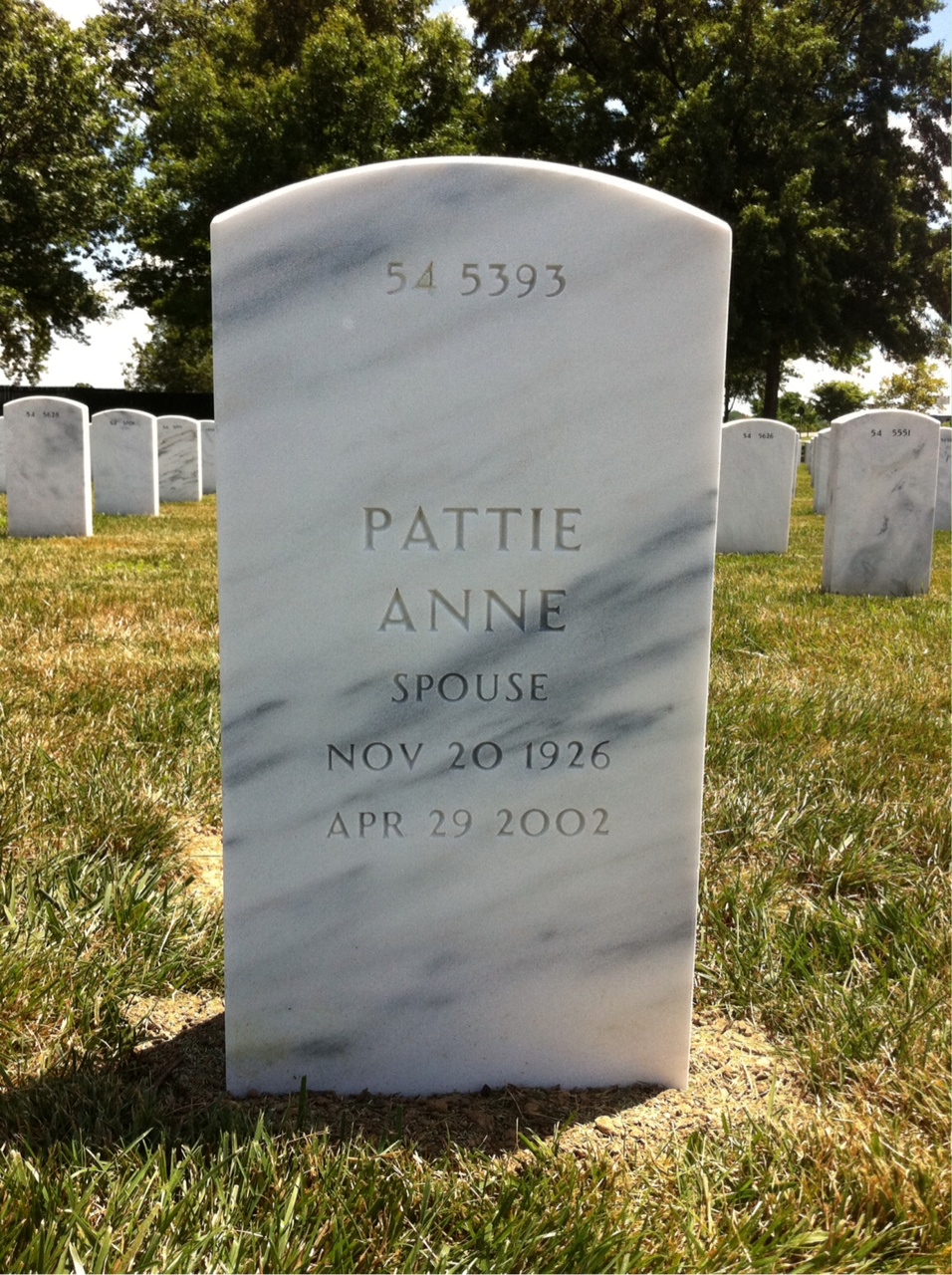 Back of headstone — William Elder