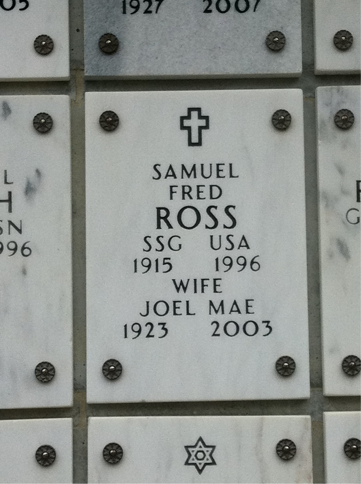 Samuel F Ross