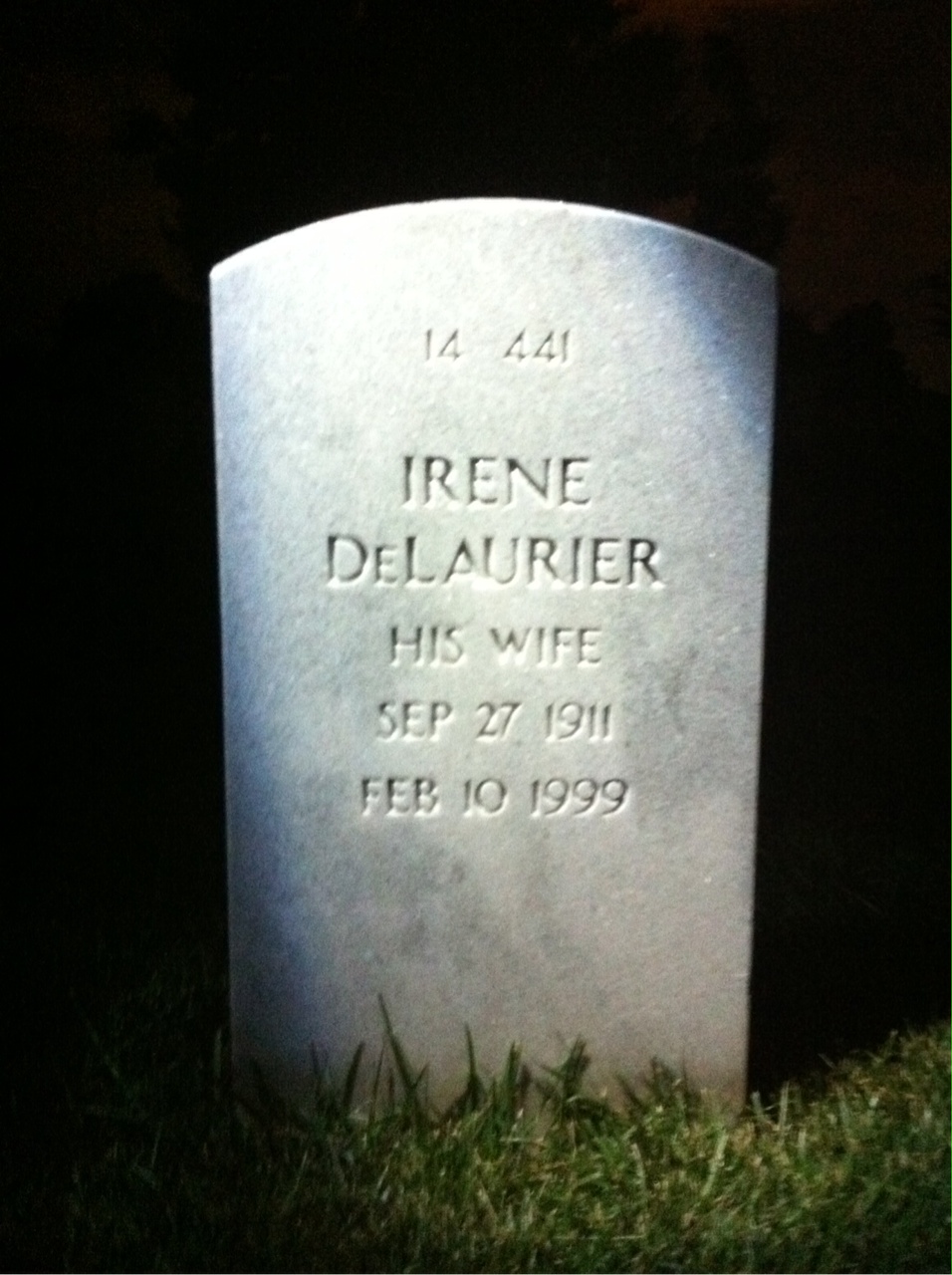 Back of headstone — Josiah Morehouse