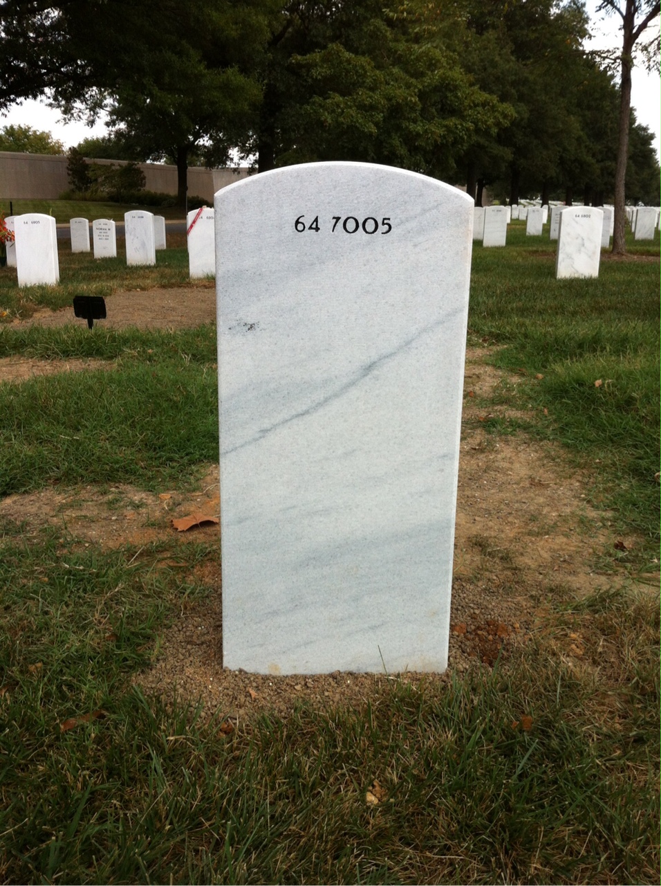 Back of headstone — Timothy Lyle Hecker