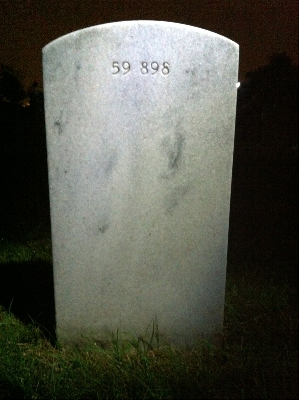 Back of headstone — Kimberly Mixon