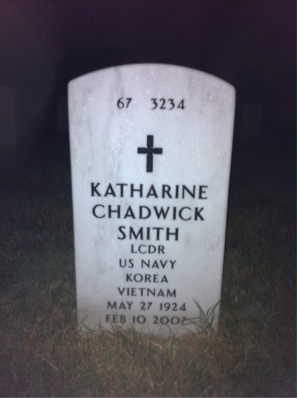 Back of headstone — Patrick Smith