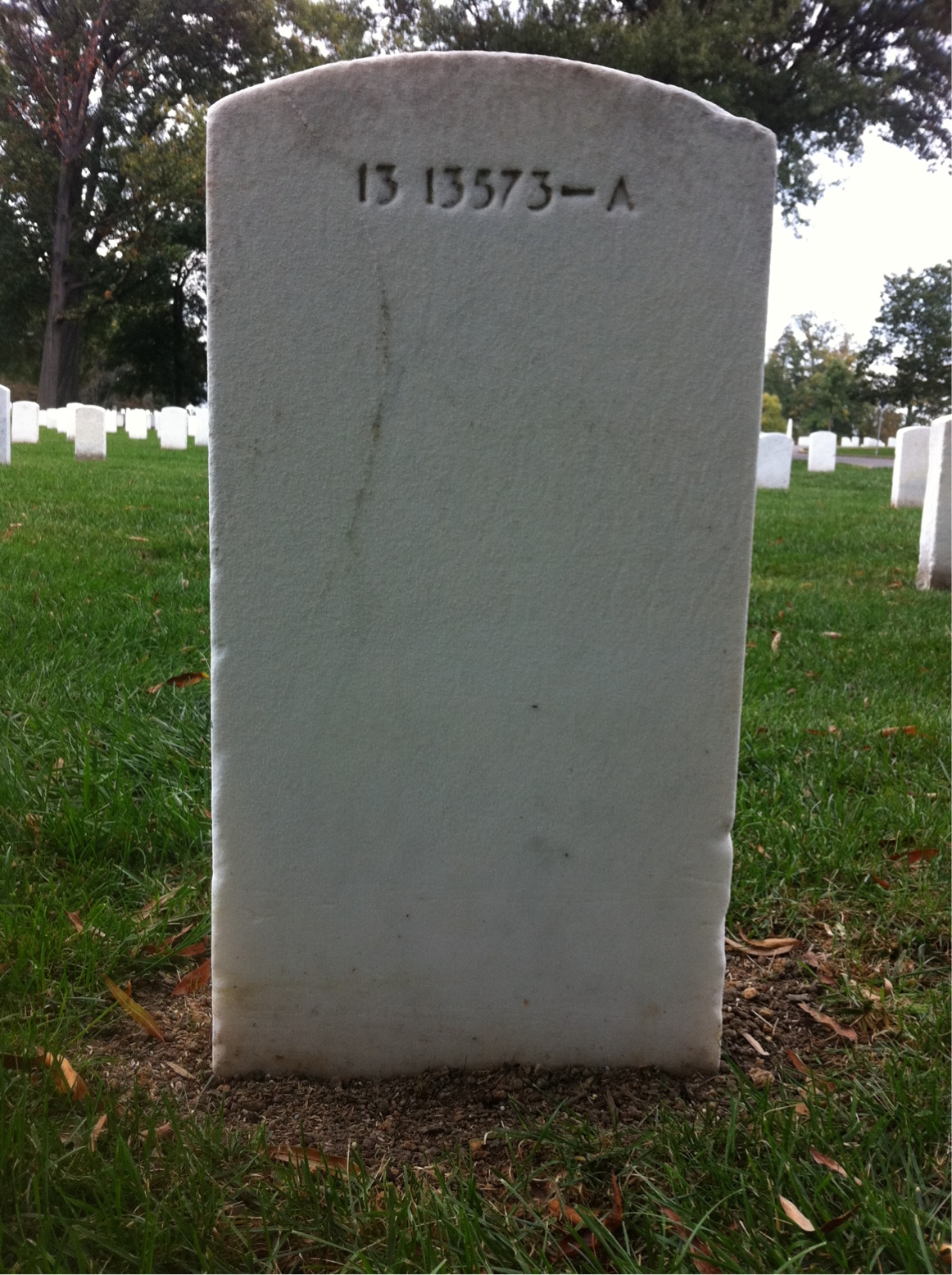 Back of headstone — Robert Guy