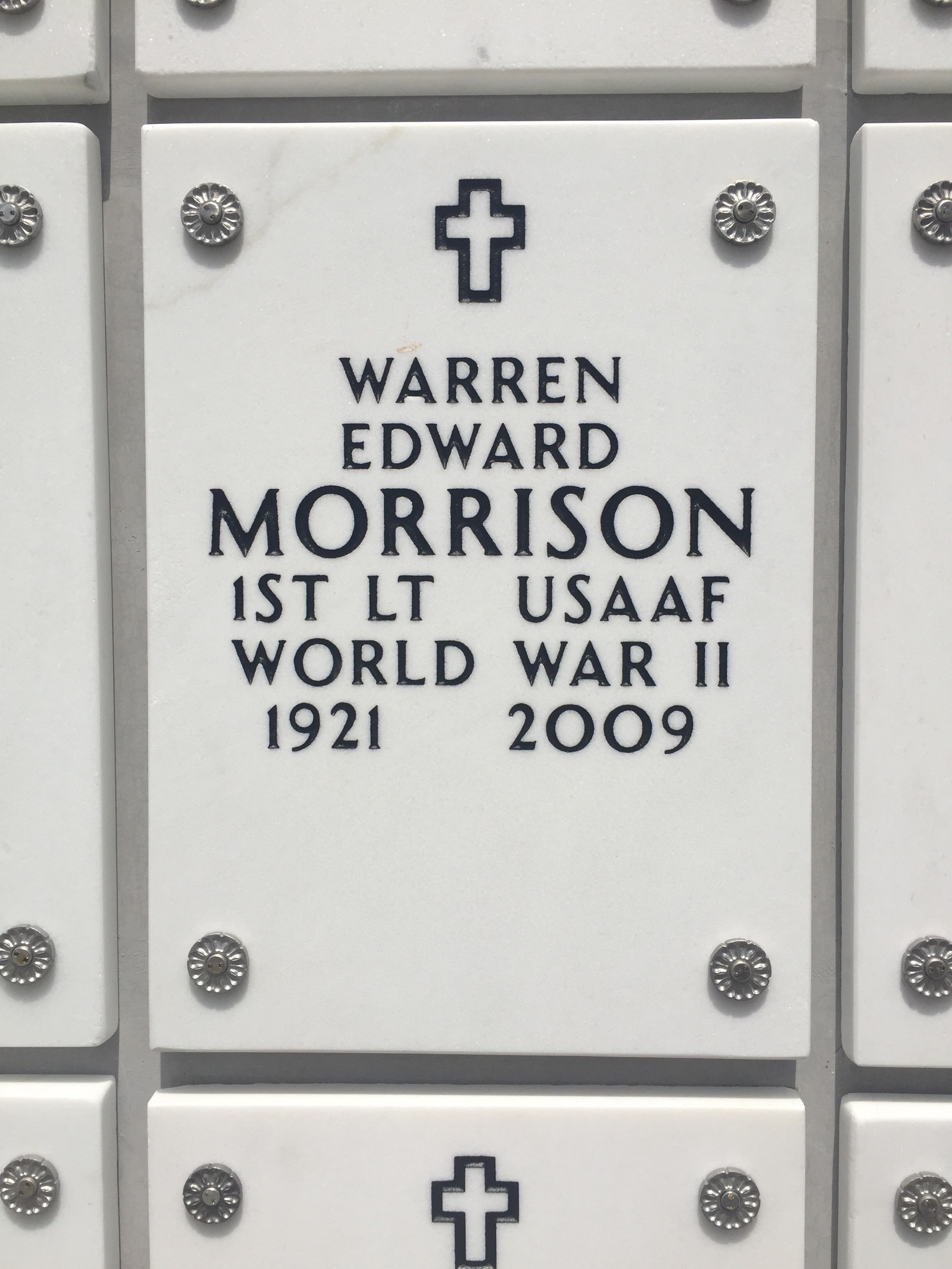 Warren E Morrison