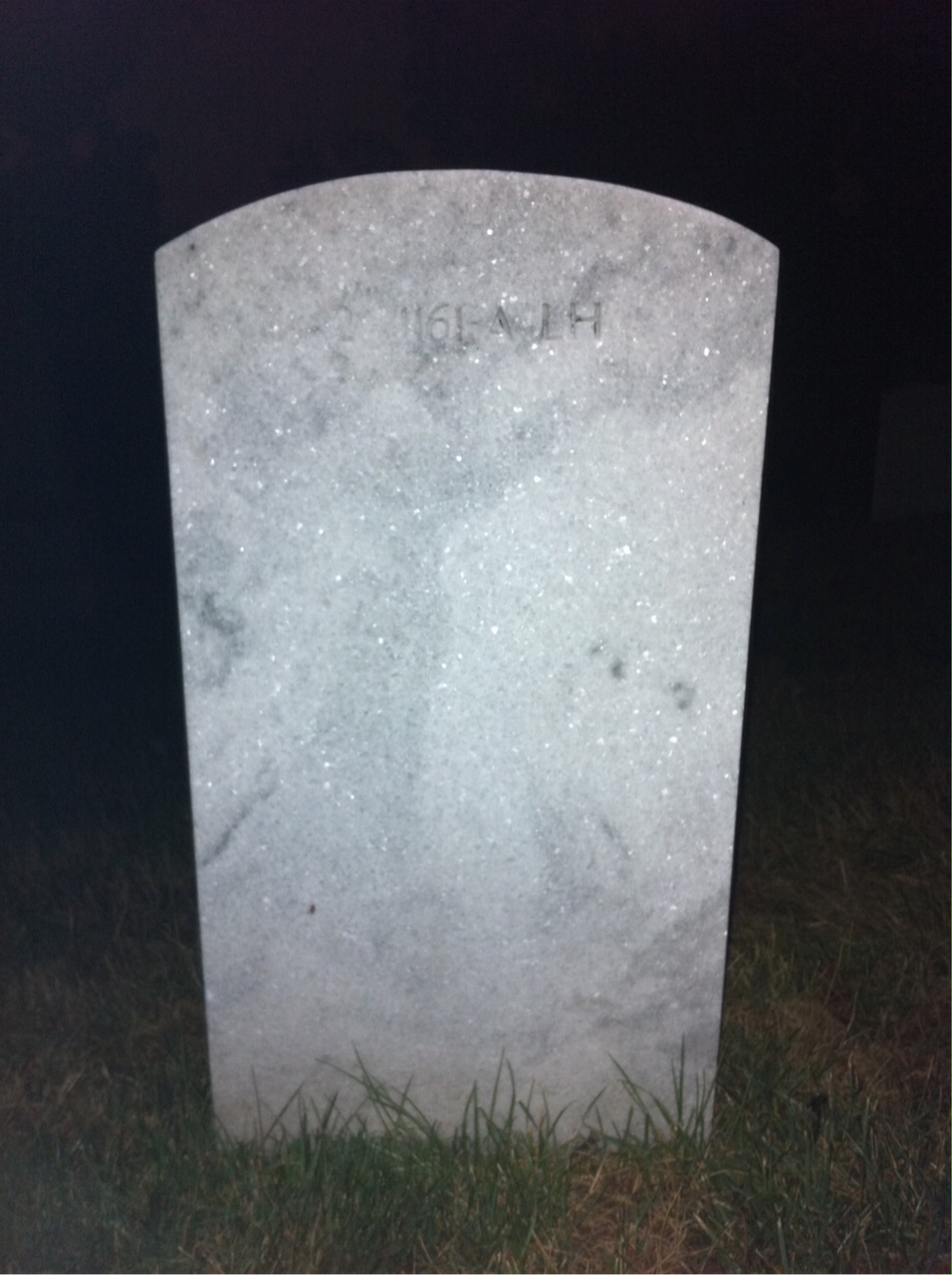 Back of headstone — Virginia Bozak