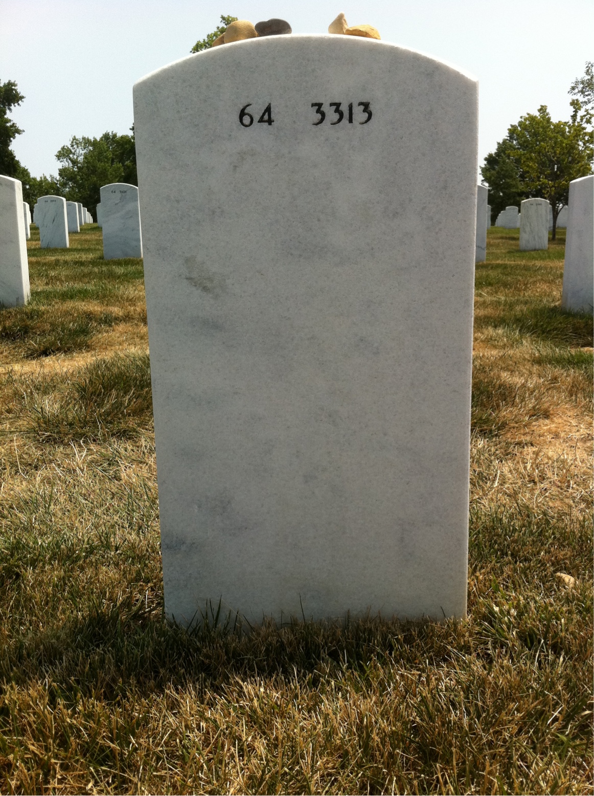 Back of headstone — Scott Giuliani