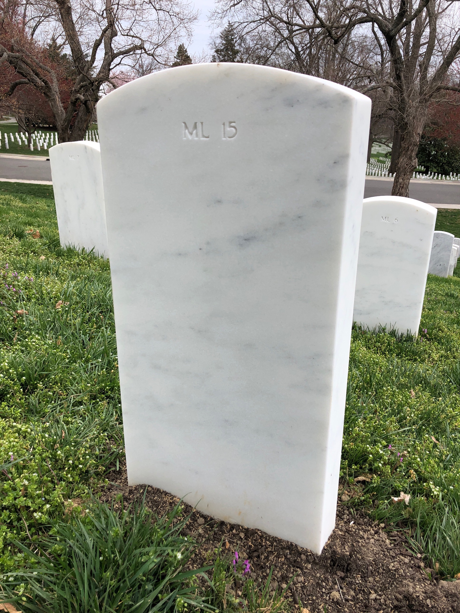 Back of headstone — Eugene Aldridge
