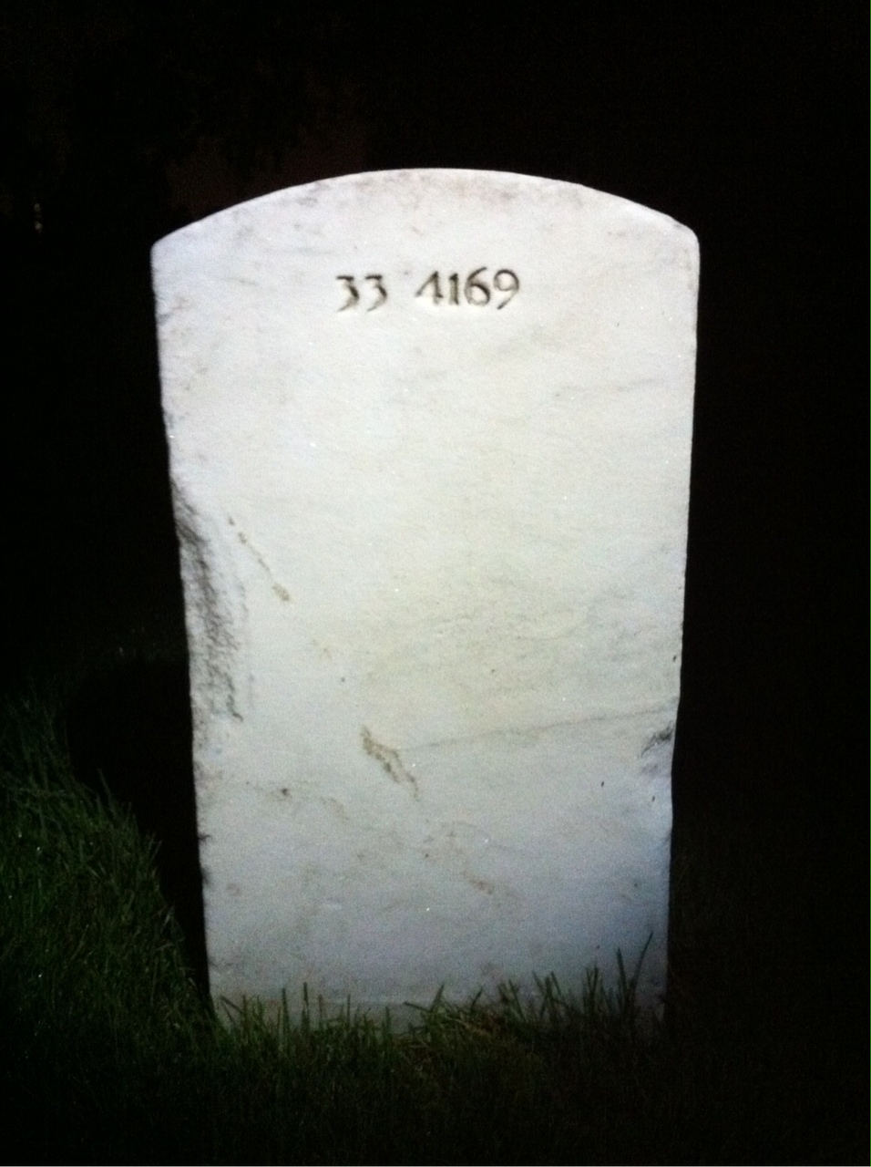 Back of headstone — Dorothea Murphy