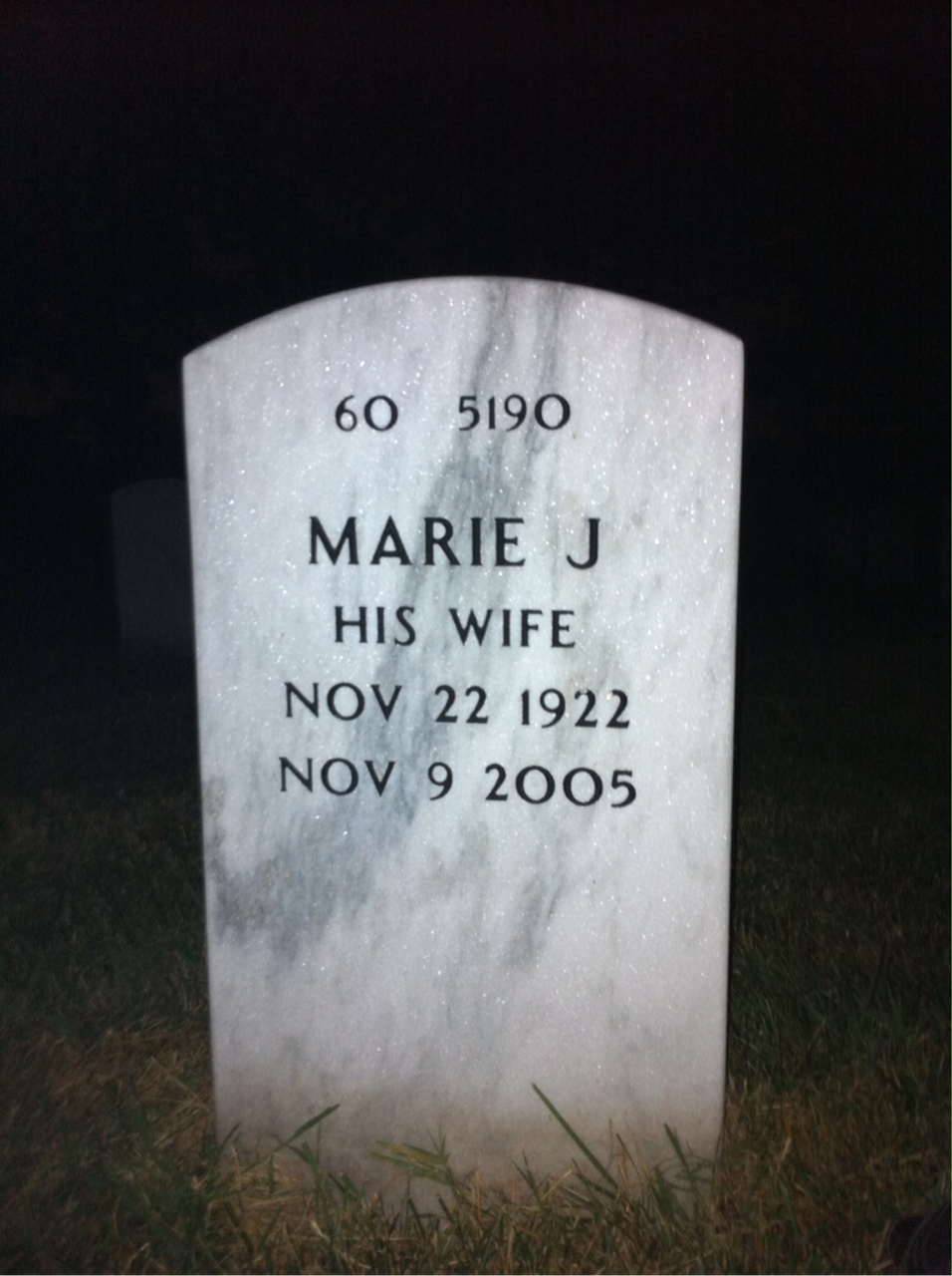 Back of headstone — James Mcdonald
