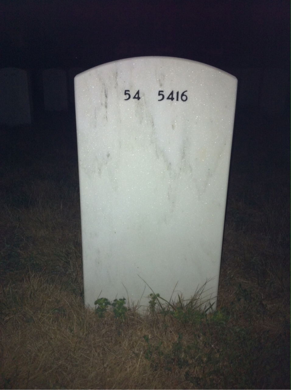 Back of headstone — Richard Coogan
