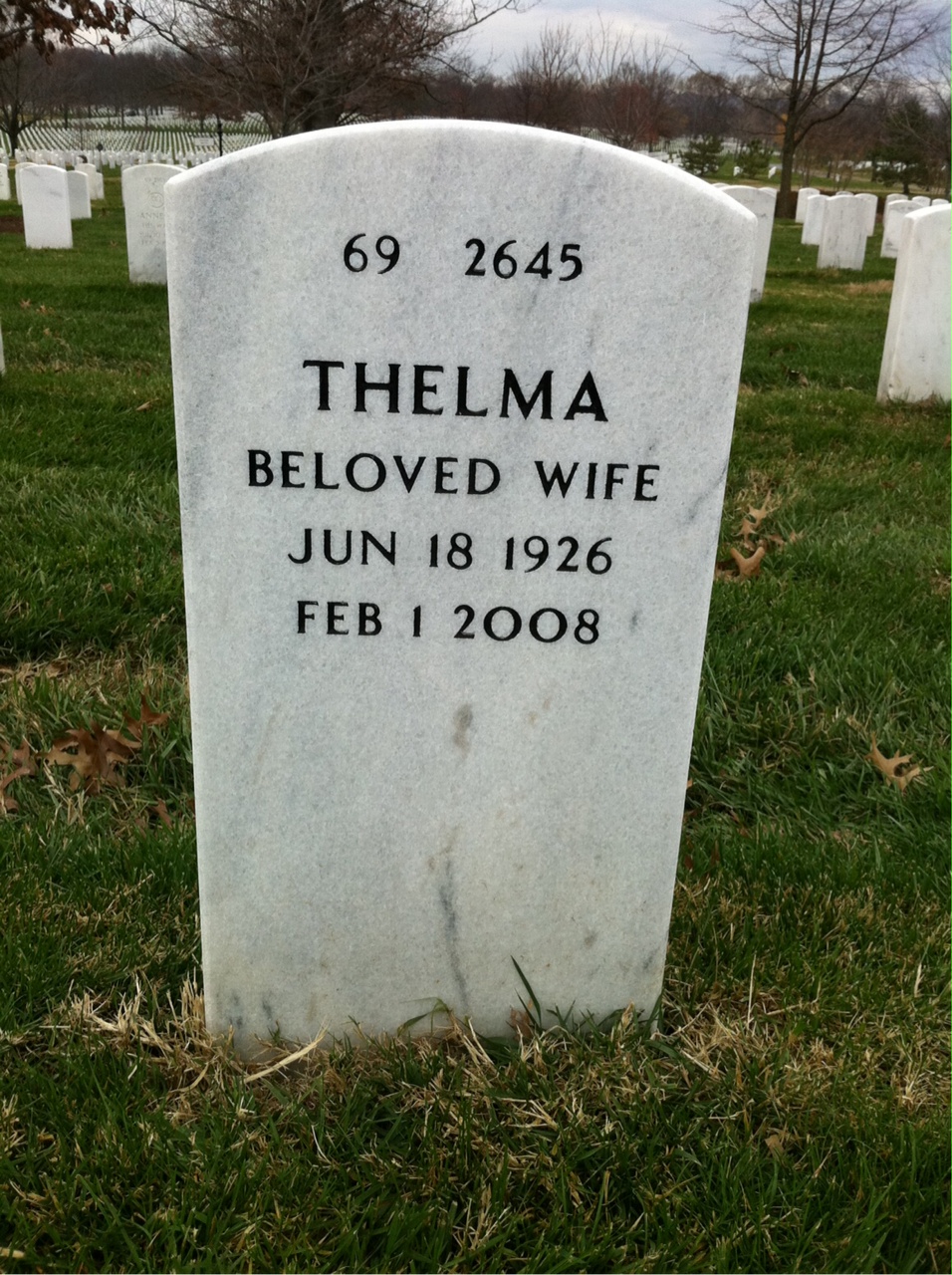 Back of headstone — Samuel Wright