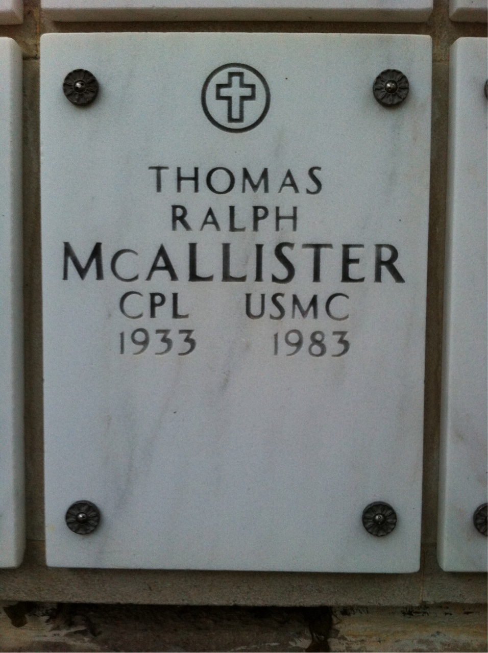 Thomas Ralph Mcallister
