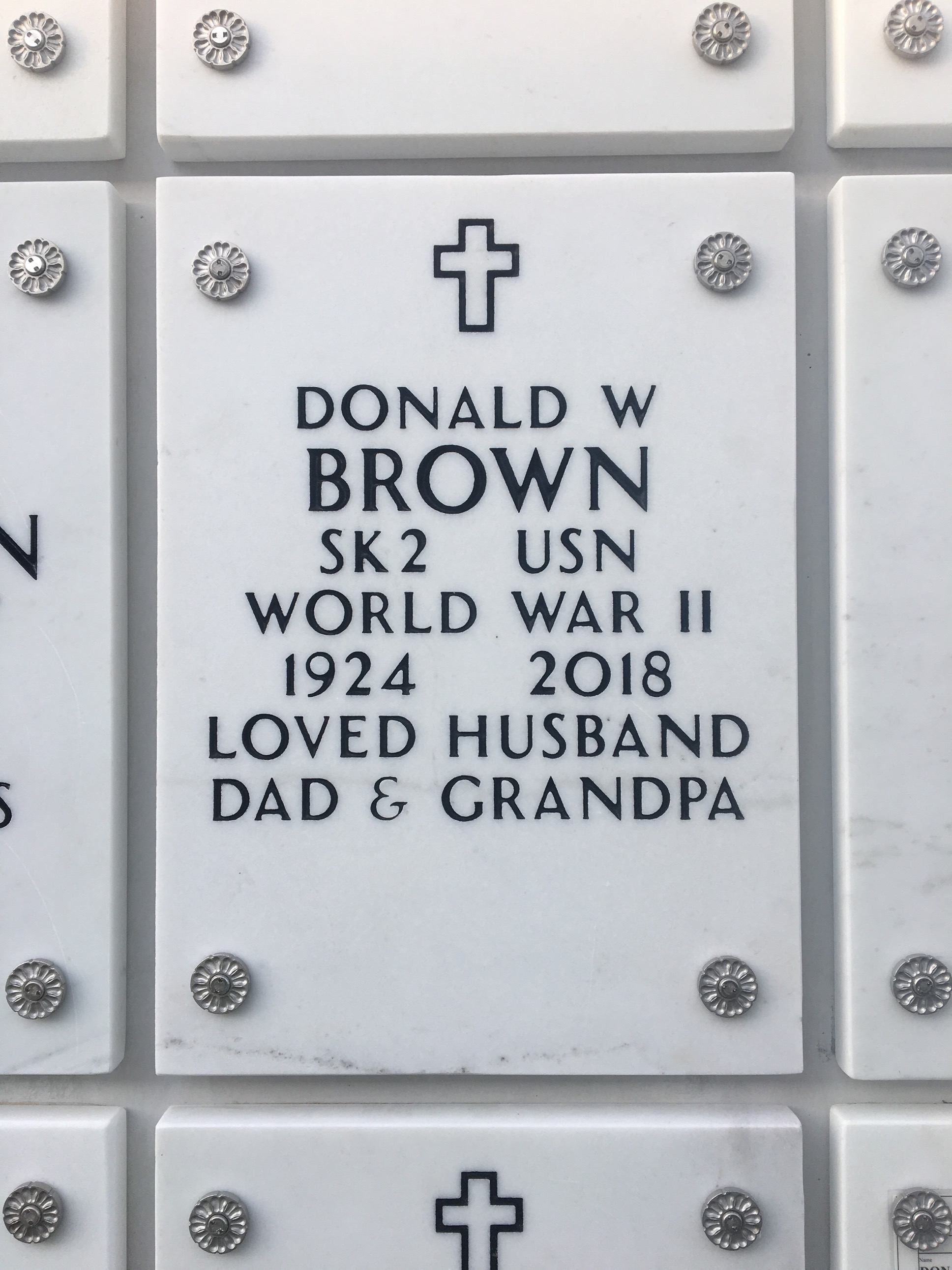 Donald W Brown