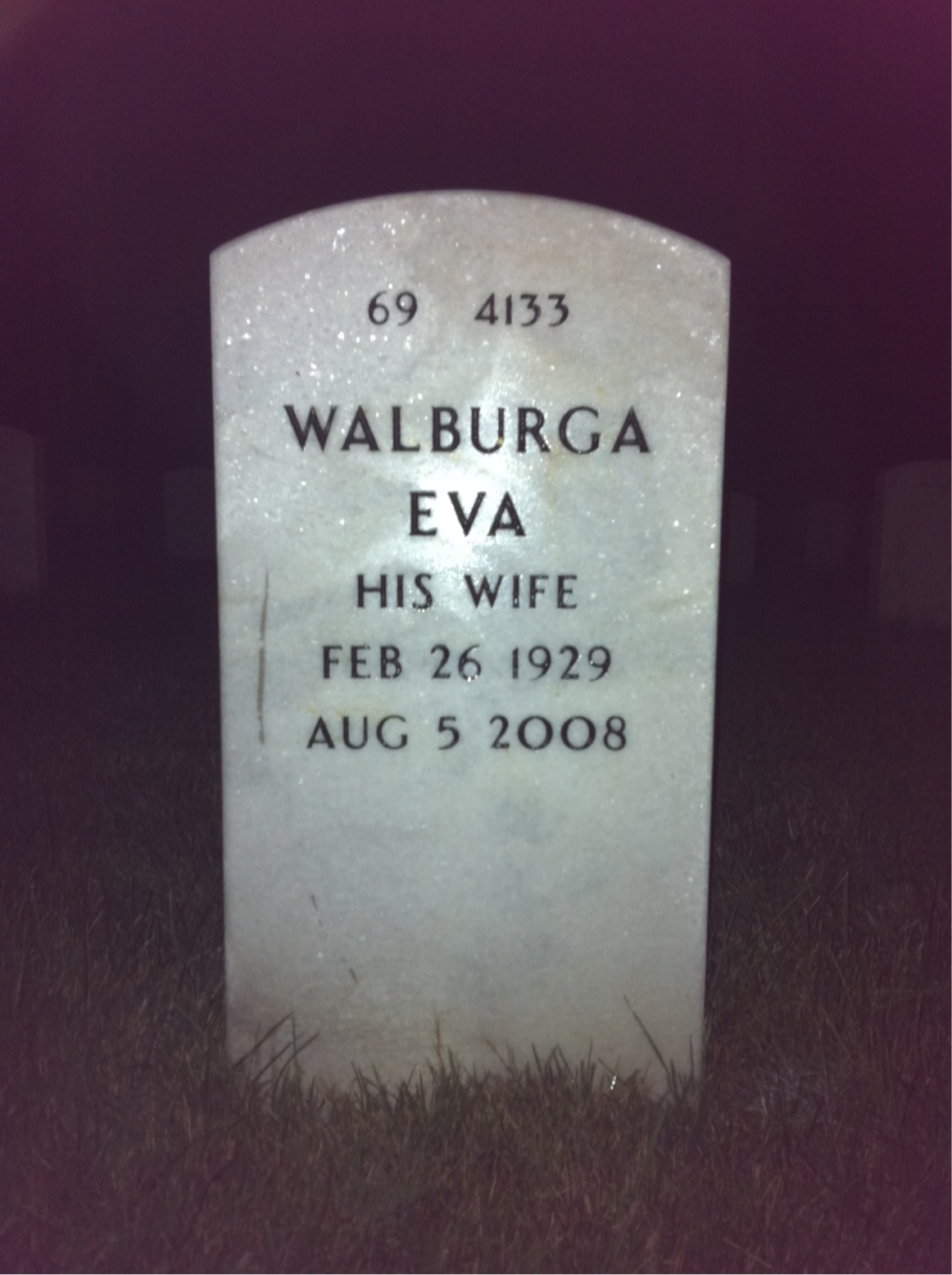 Back of headstone — Ira Decatur