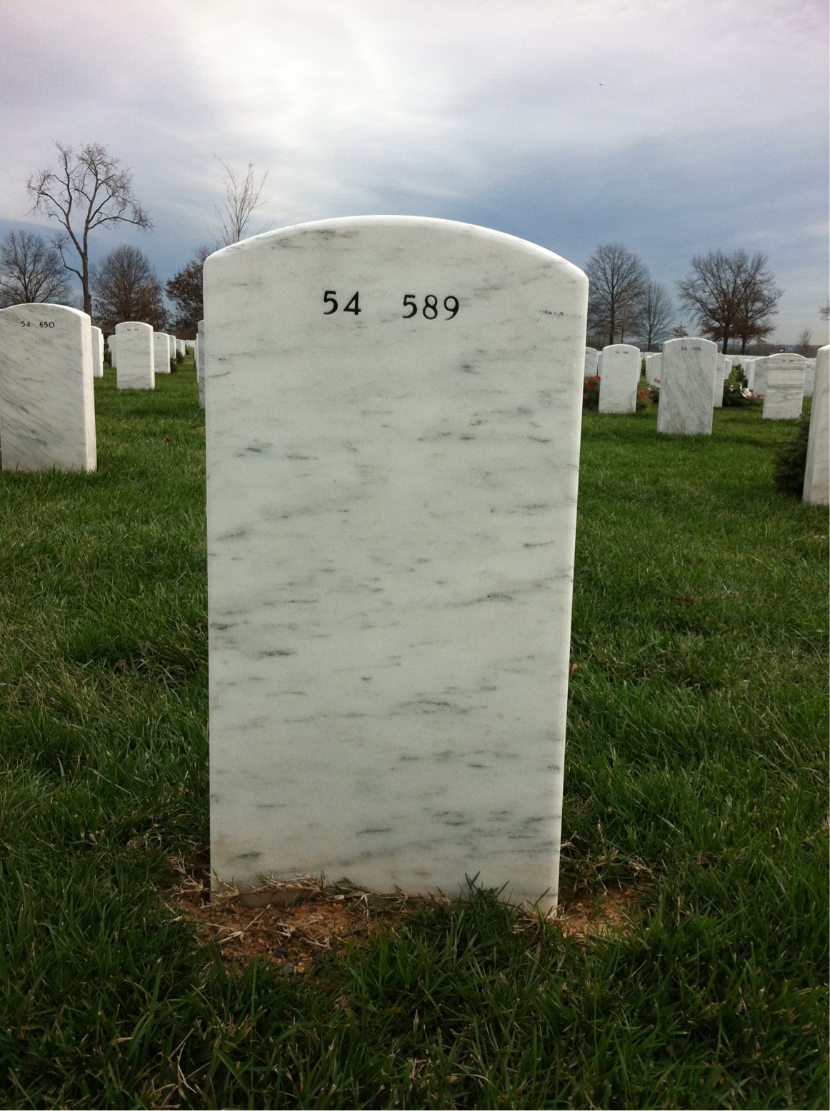 Back of headstone — Giovanni Savasta