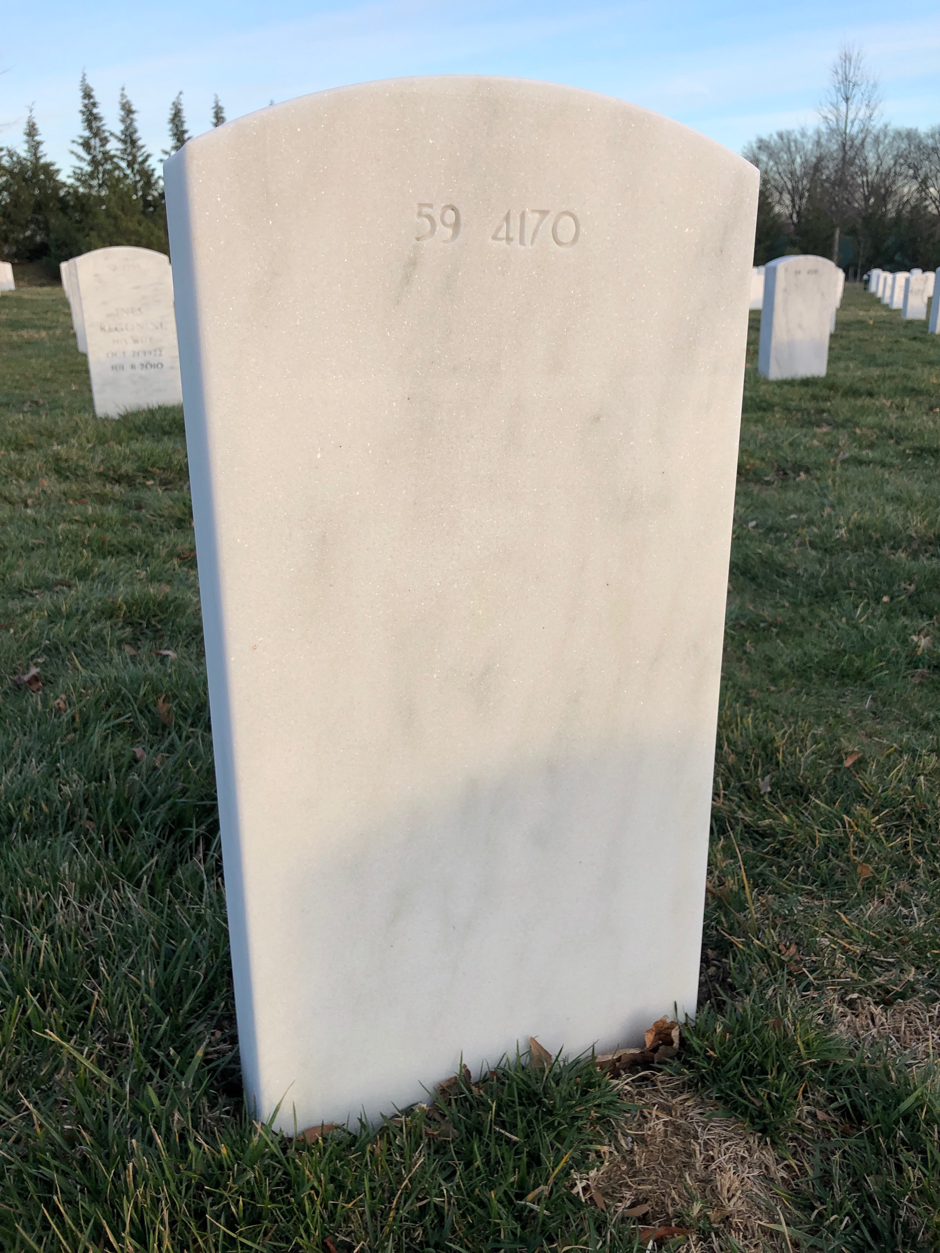 Back of headstone — Thomas Bagosy
