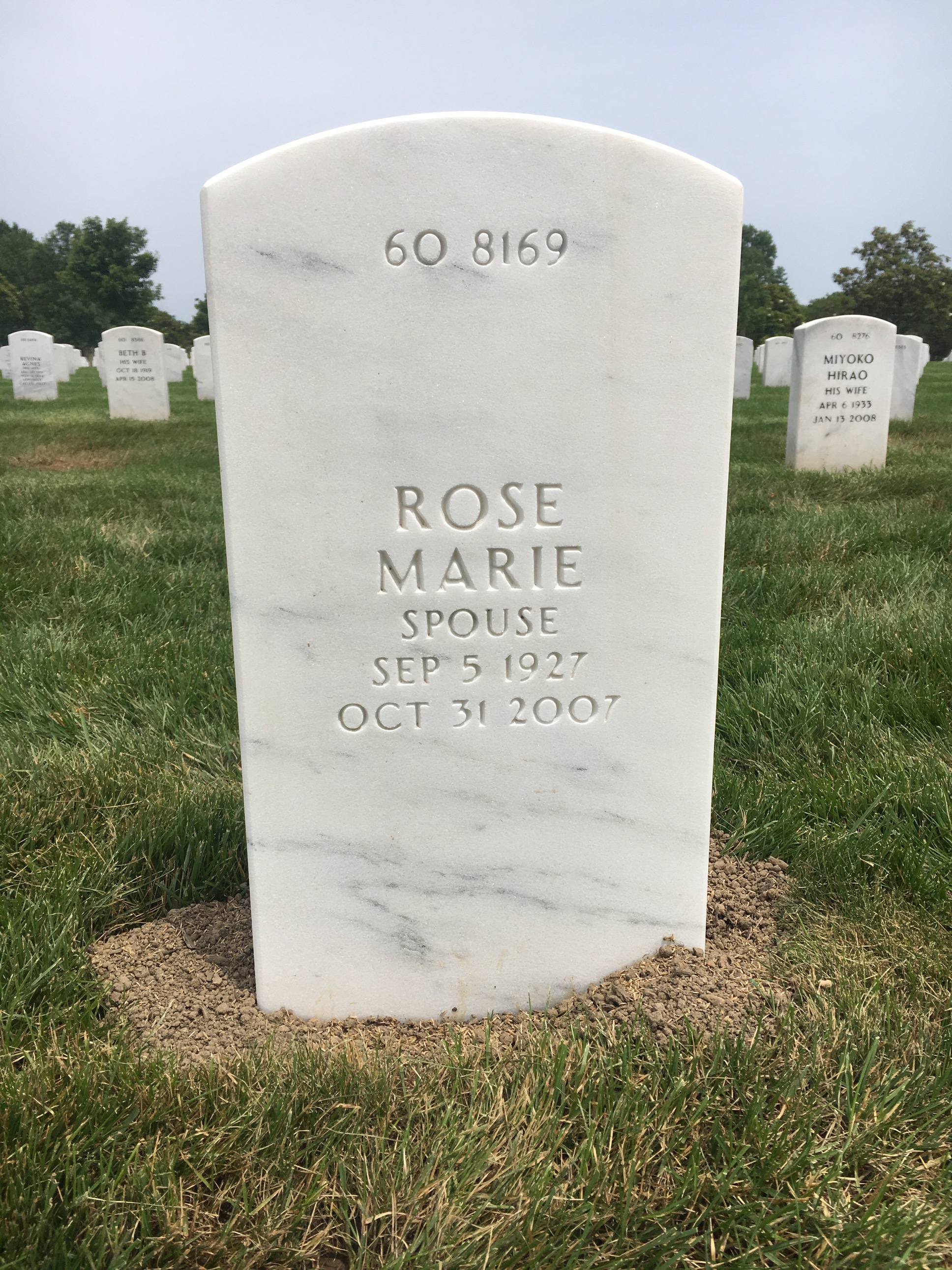 Back of headstone — John Burks
