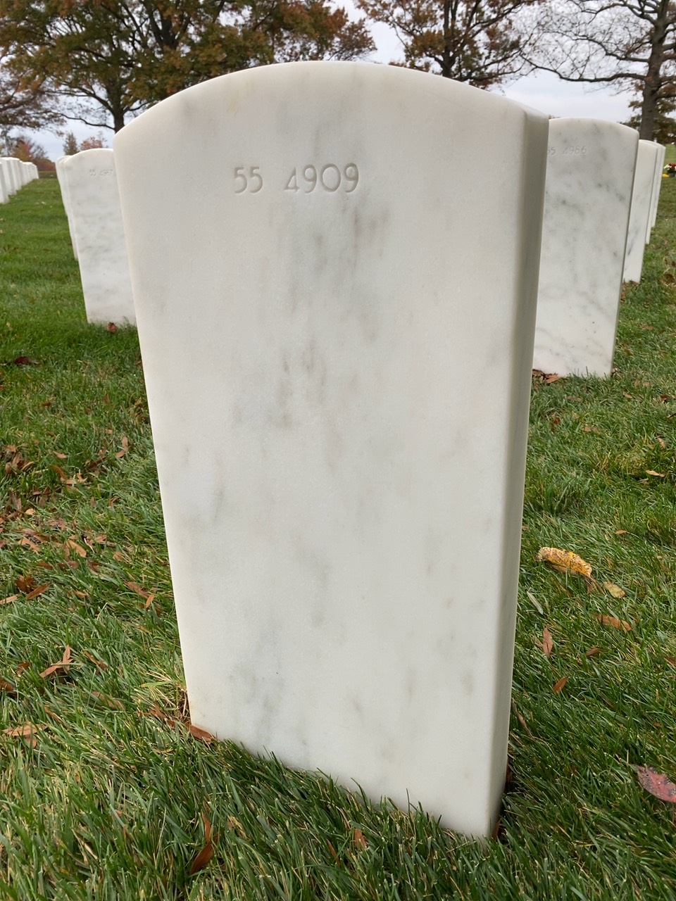 Back of headstone — Henry Proctor Land