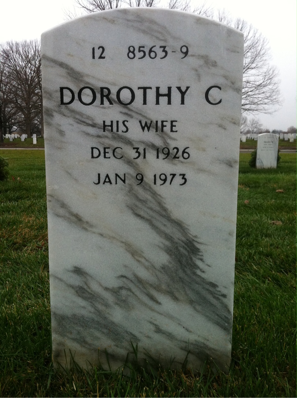 Back of headstone — Michael Boytin