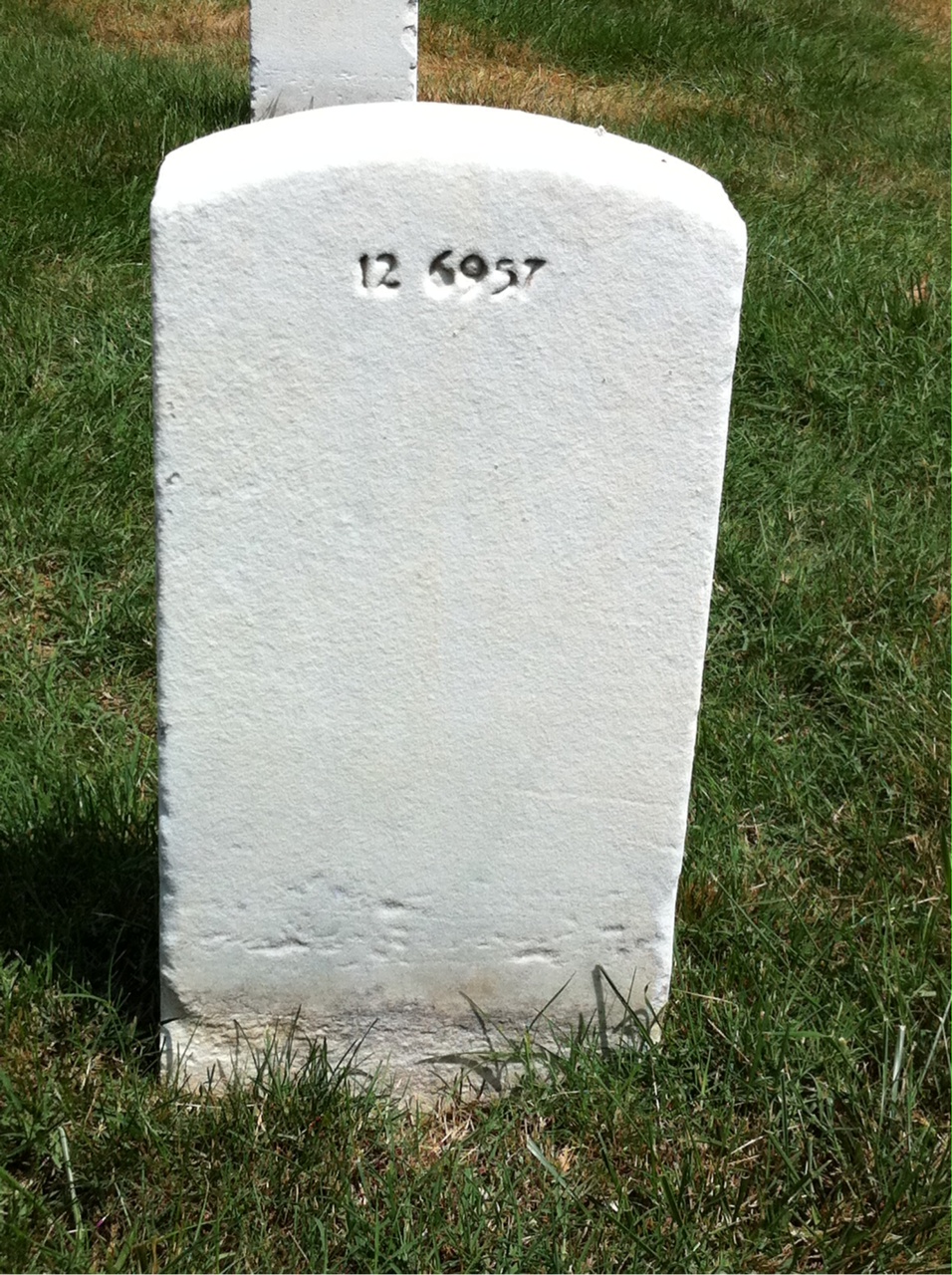 Back of headstone — Lucille Arroyo