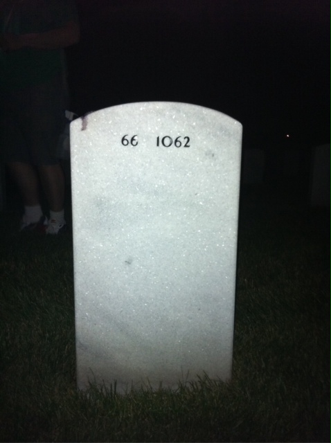 Back of headstone — Clinton Lokey