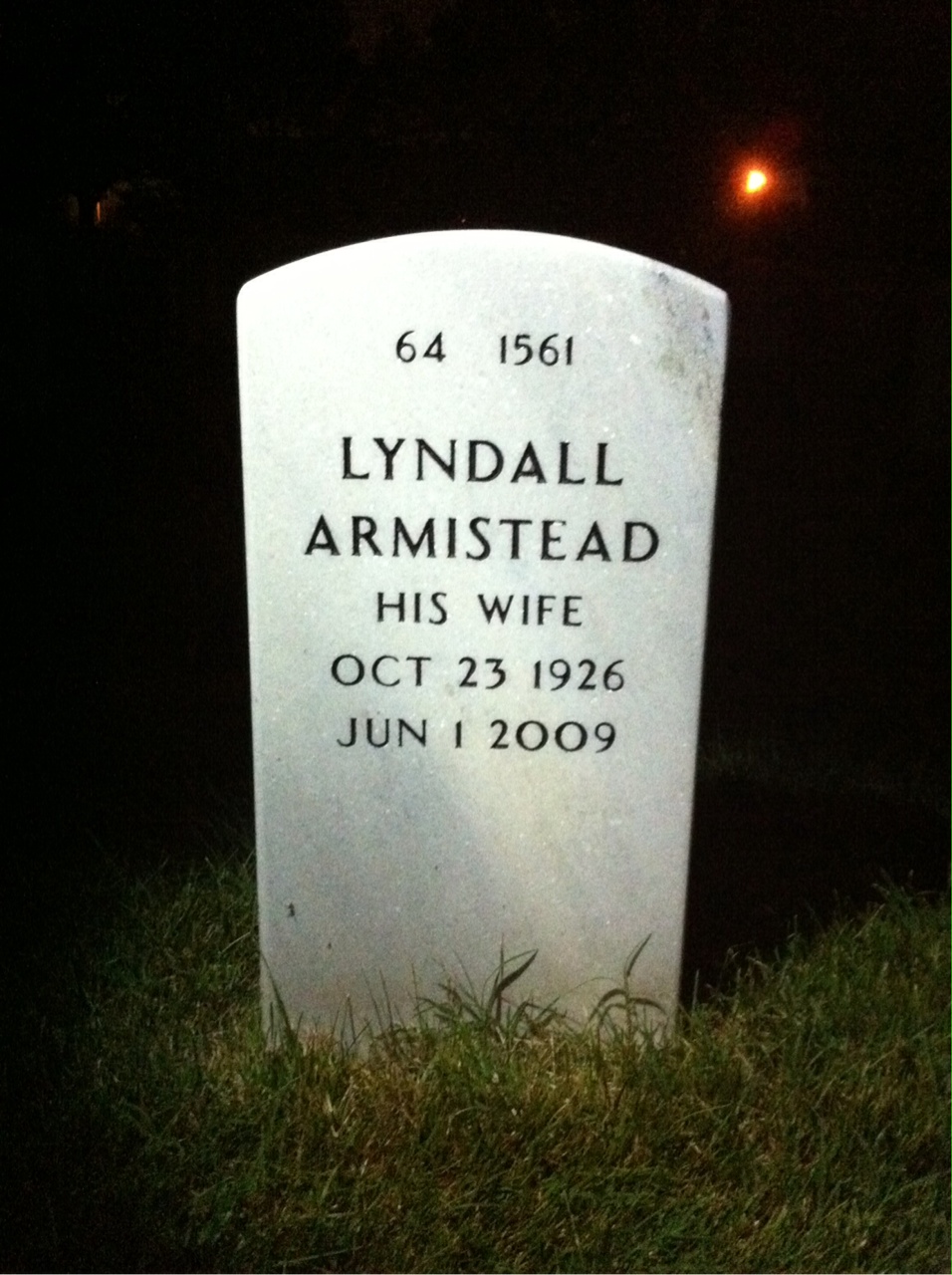 Back of headstone — Thomas Boynton