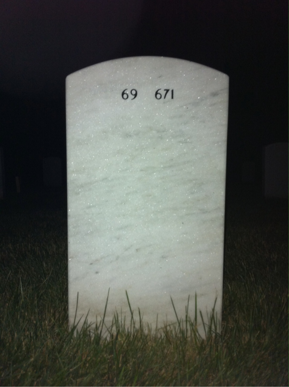 Back of headstone — Roderick Mcmillin