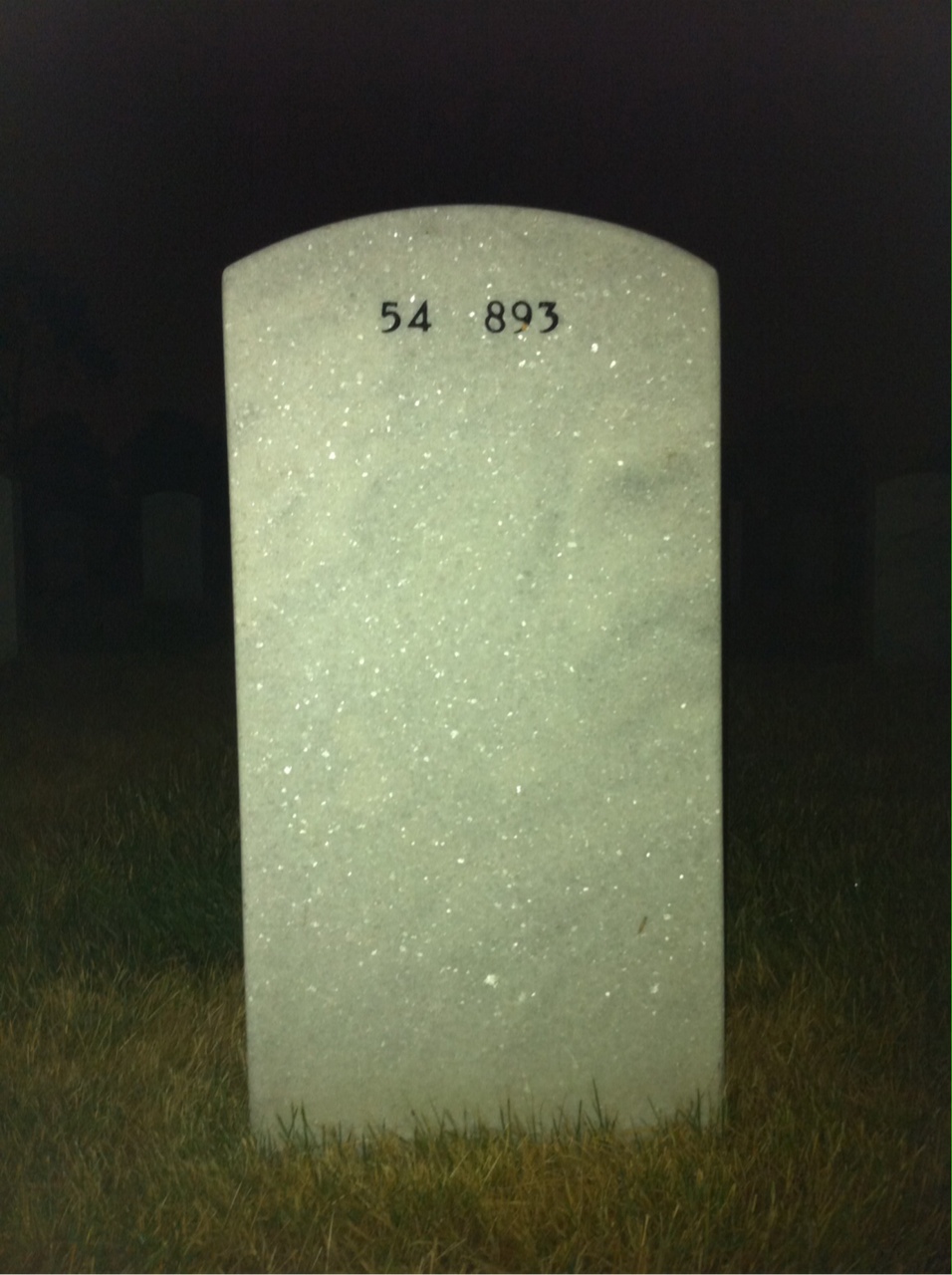 Back of headstone — Alban Weber