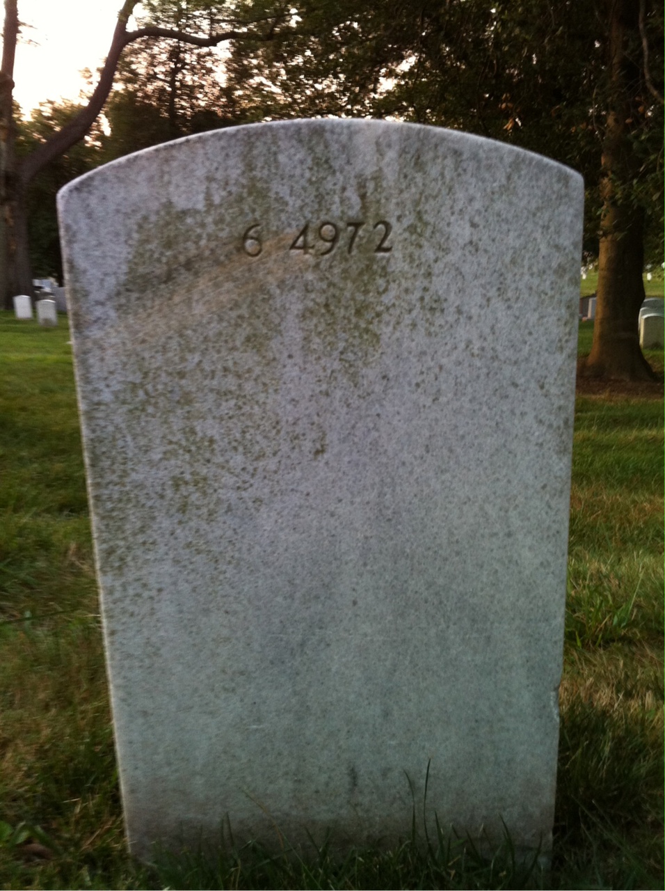 Back of headstone — Vivian Mcniel