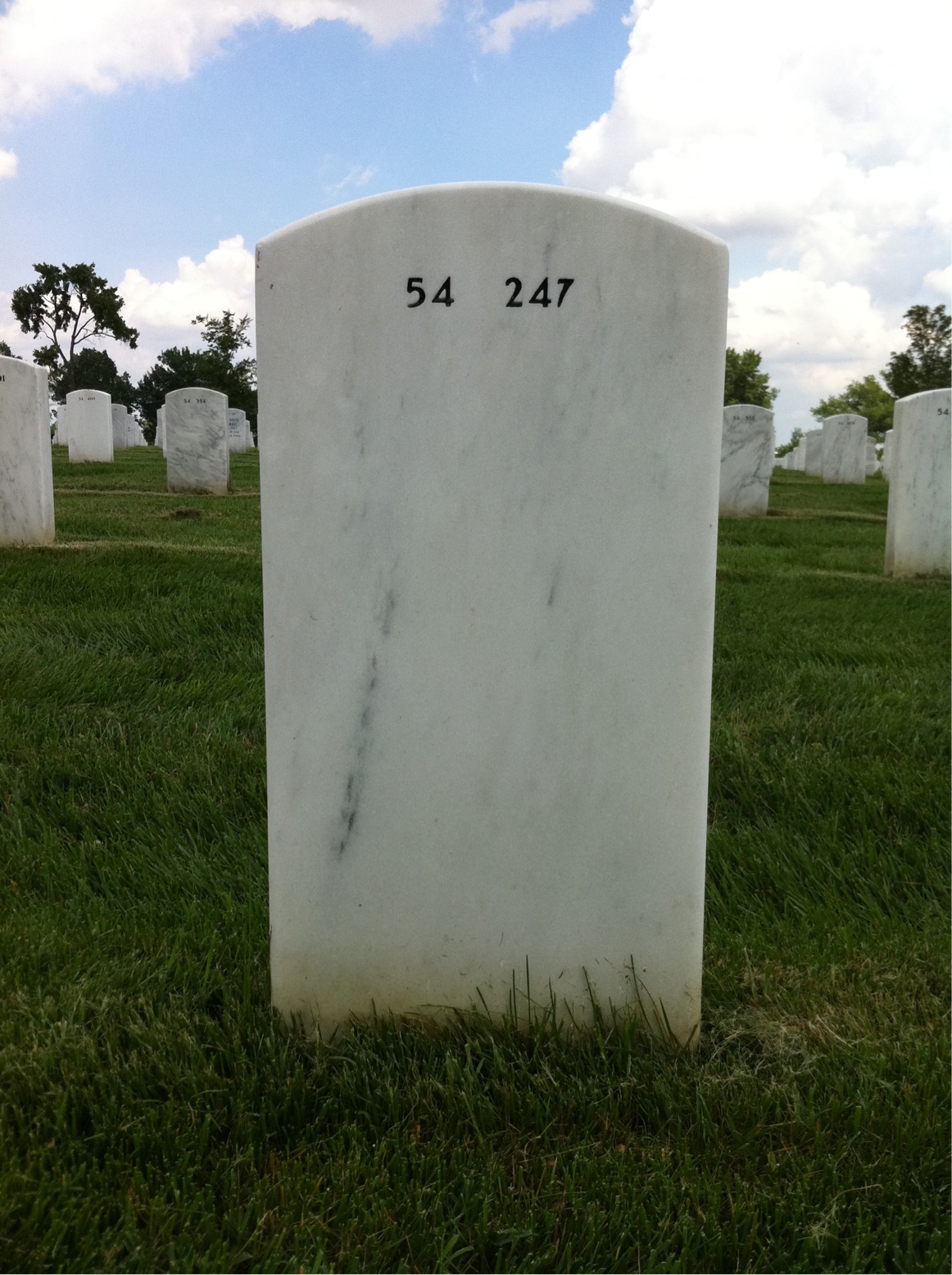 Back of headstone — Elijah Winstead