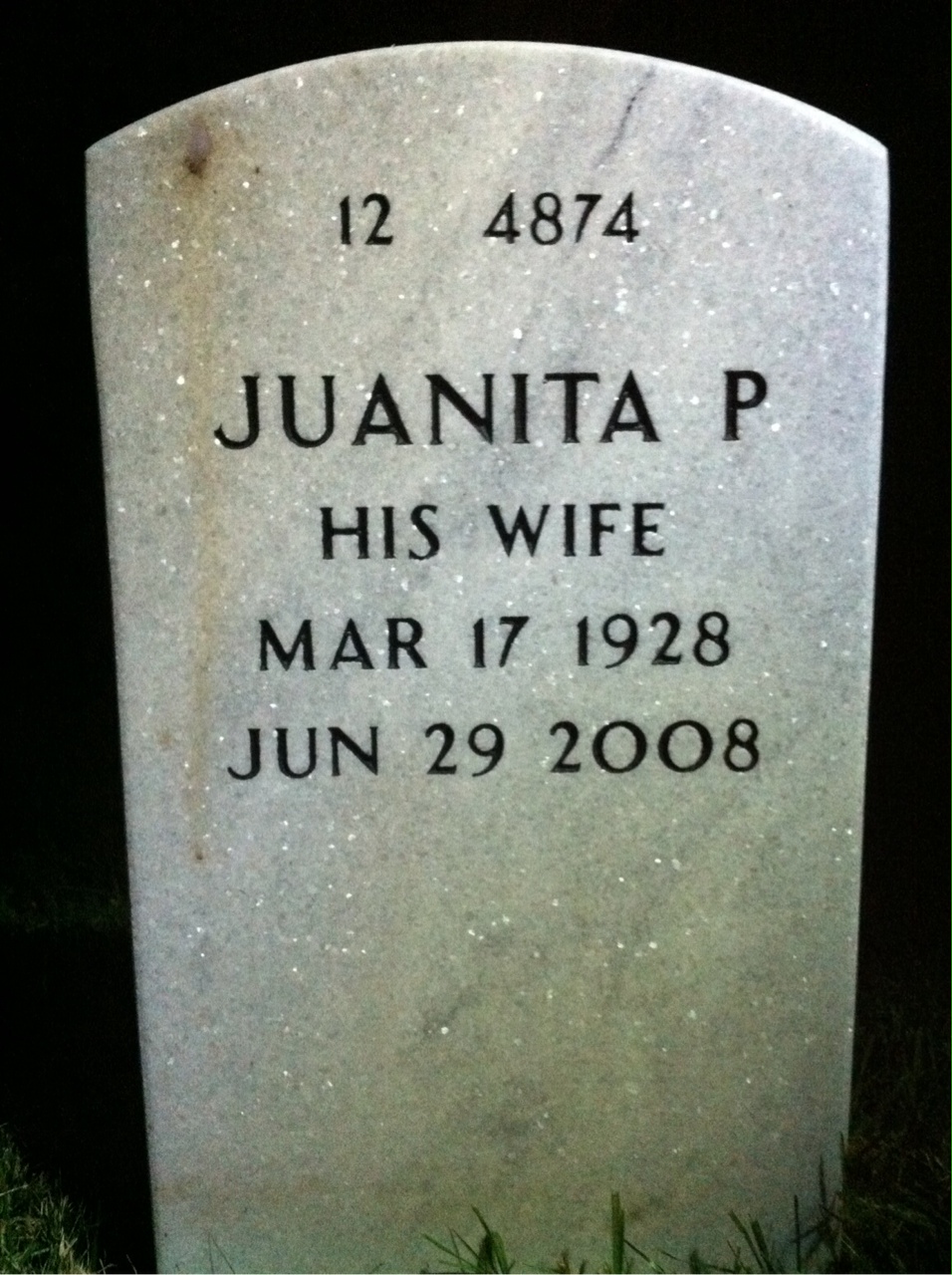 Back of headstone — George Muller
