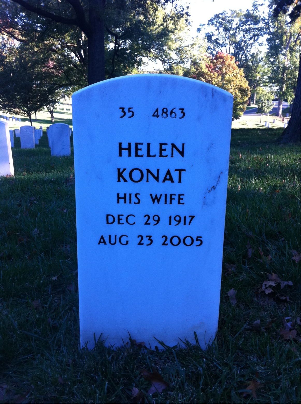 Back of headstone — Edwin Byrd