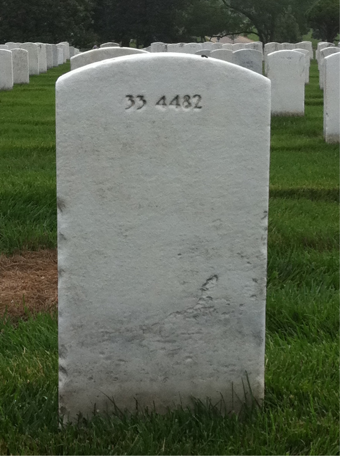 Back of headstone — Elsie Morris