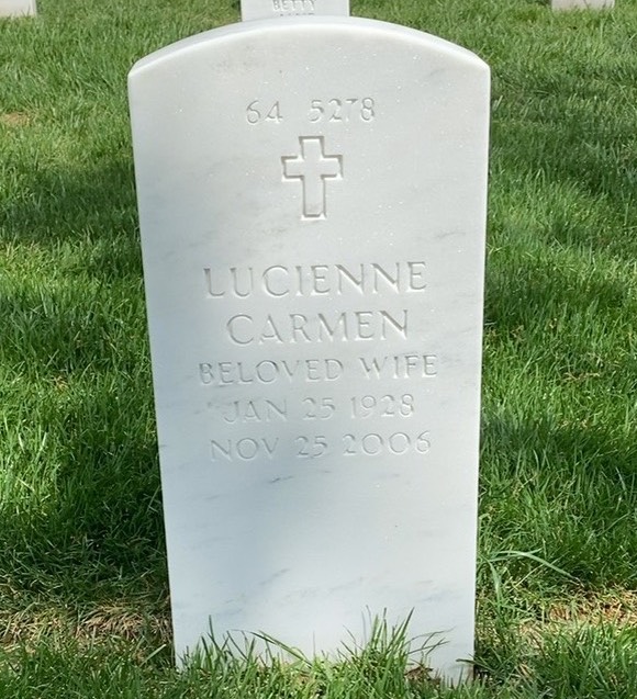 Back of headstone — Theodore Wagner