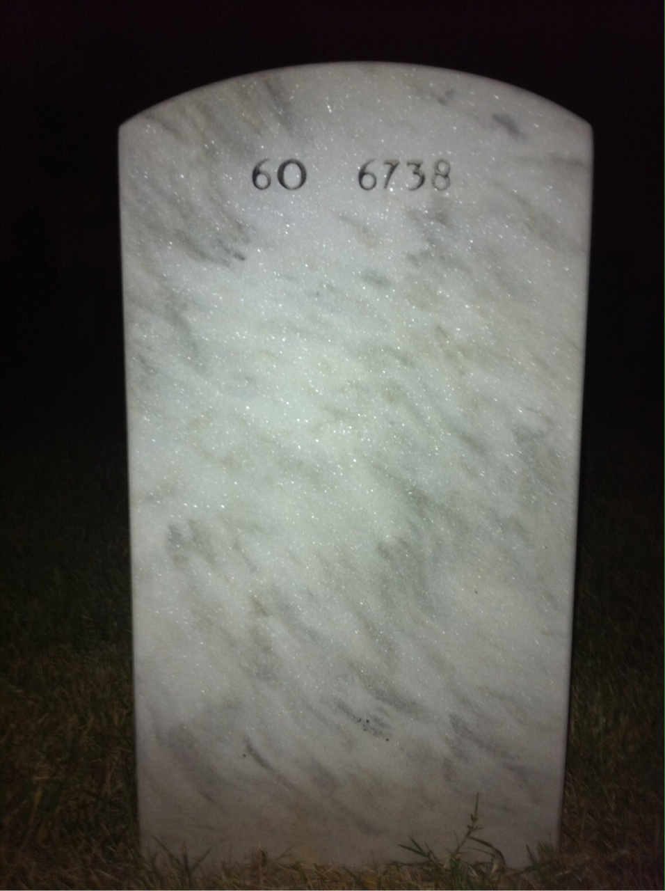 Back of headstone — Charles Rupert