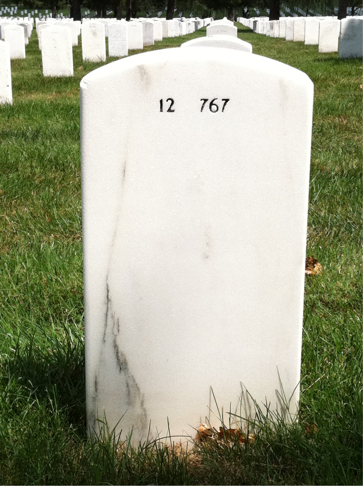 Back of headstone — Vardell Donaldson