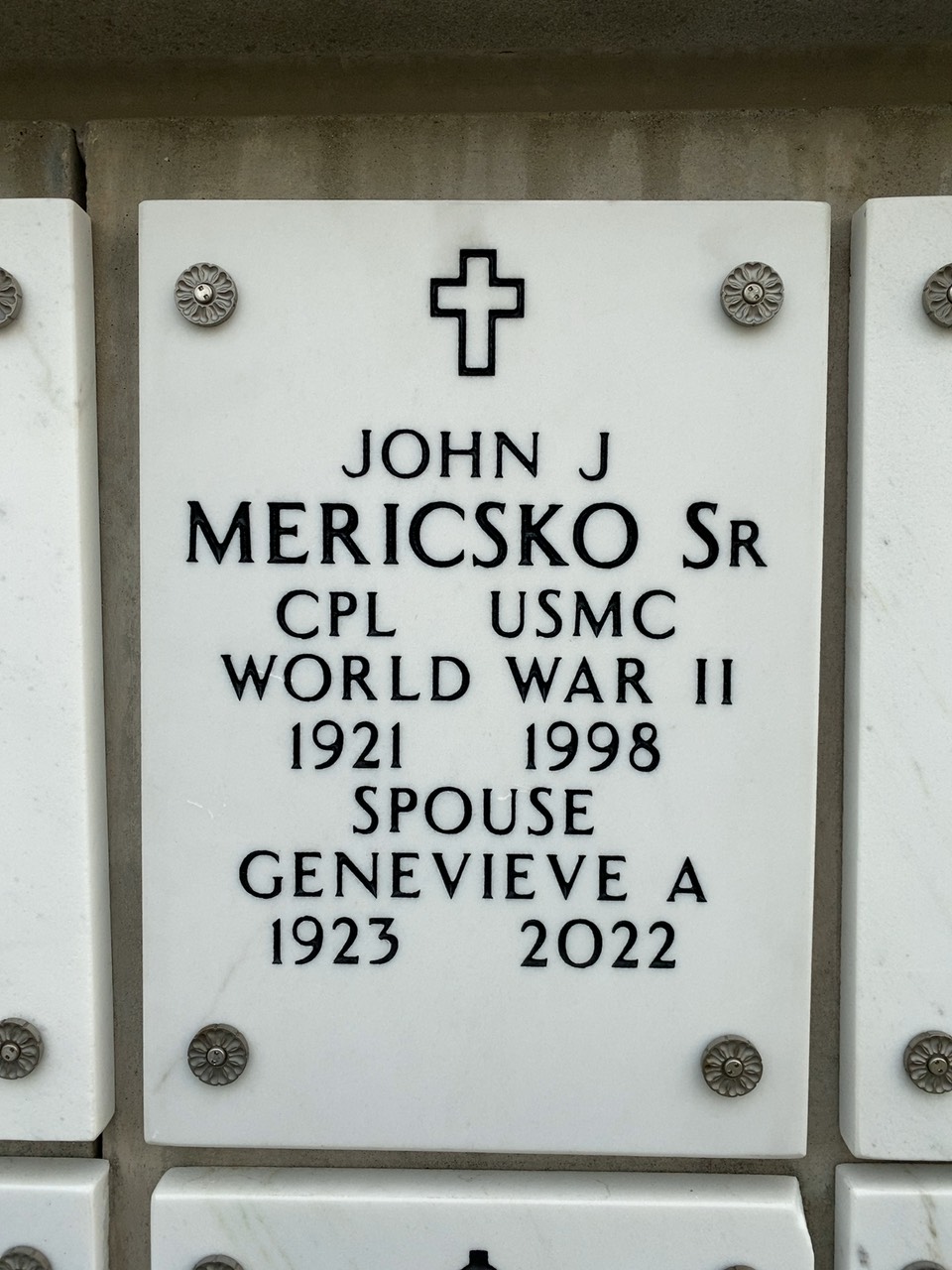 John J Mericsko