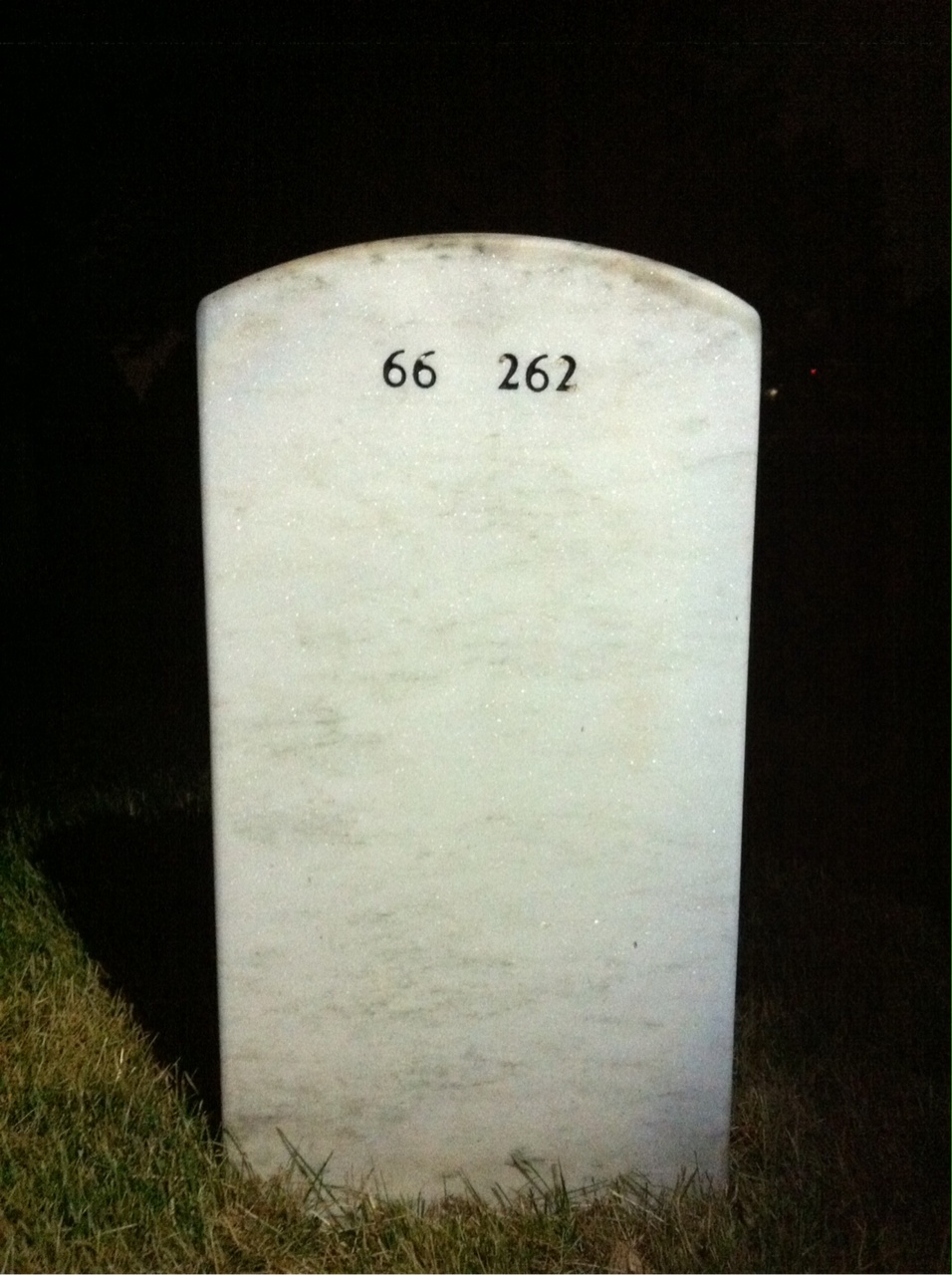 Back of headstone — Robert Mcauley