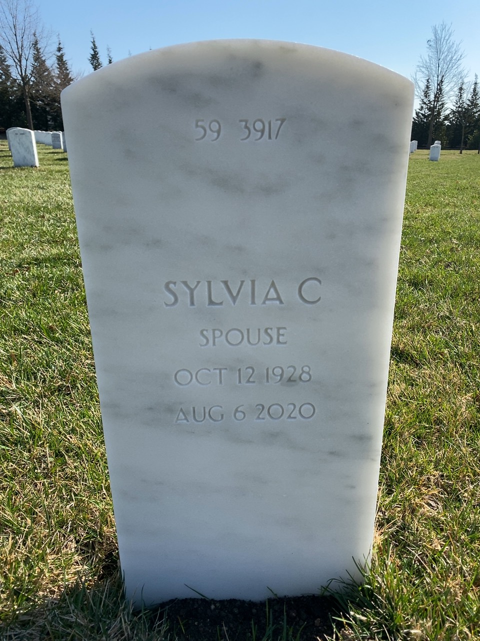 Back of headstone — Walter Lukens