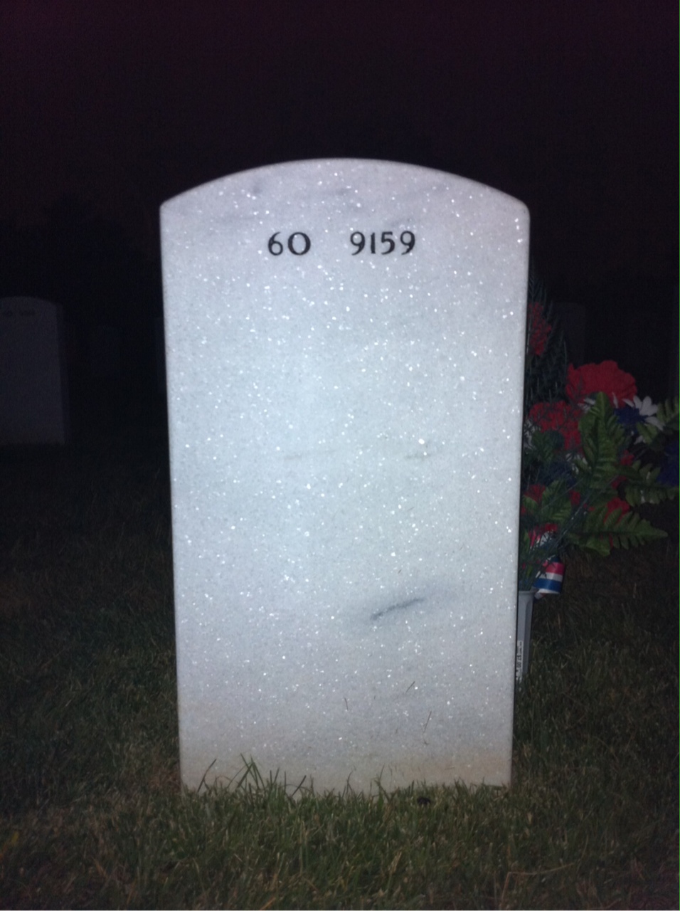 Back of headstone — Thomas Patrick Belkofer