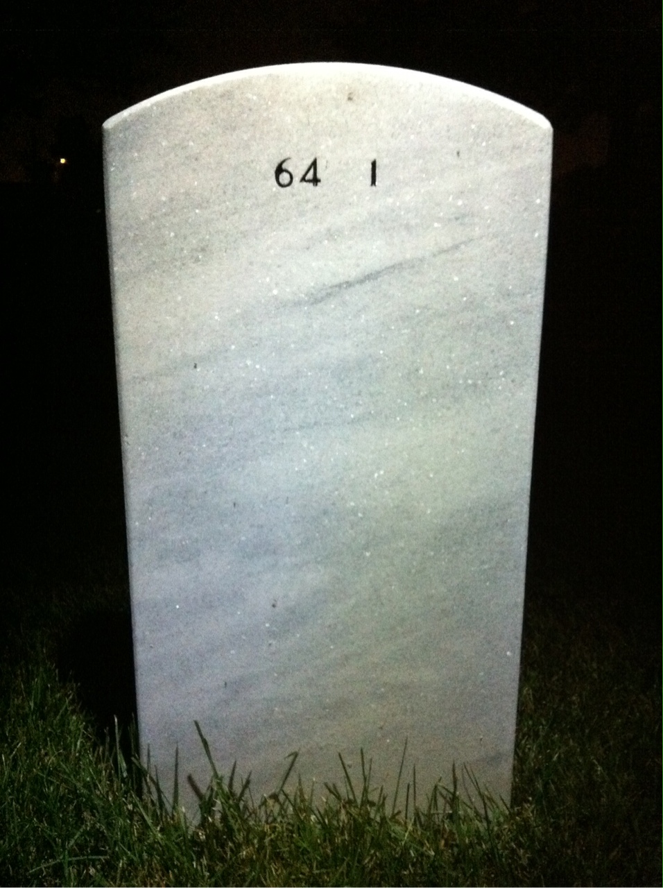 Back of headstone — Trimble Cleveland Brinkley