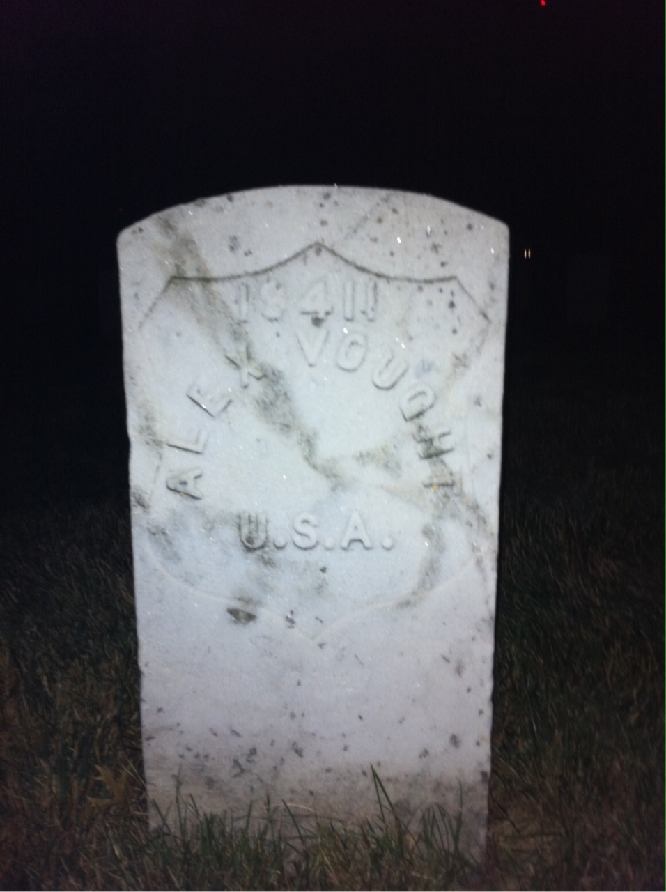 Headstone of Alexander Vought