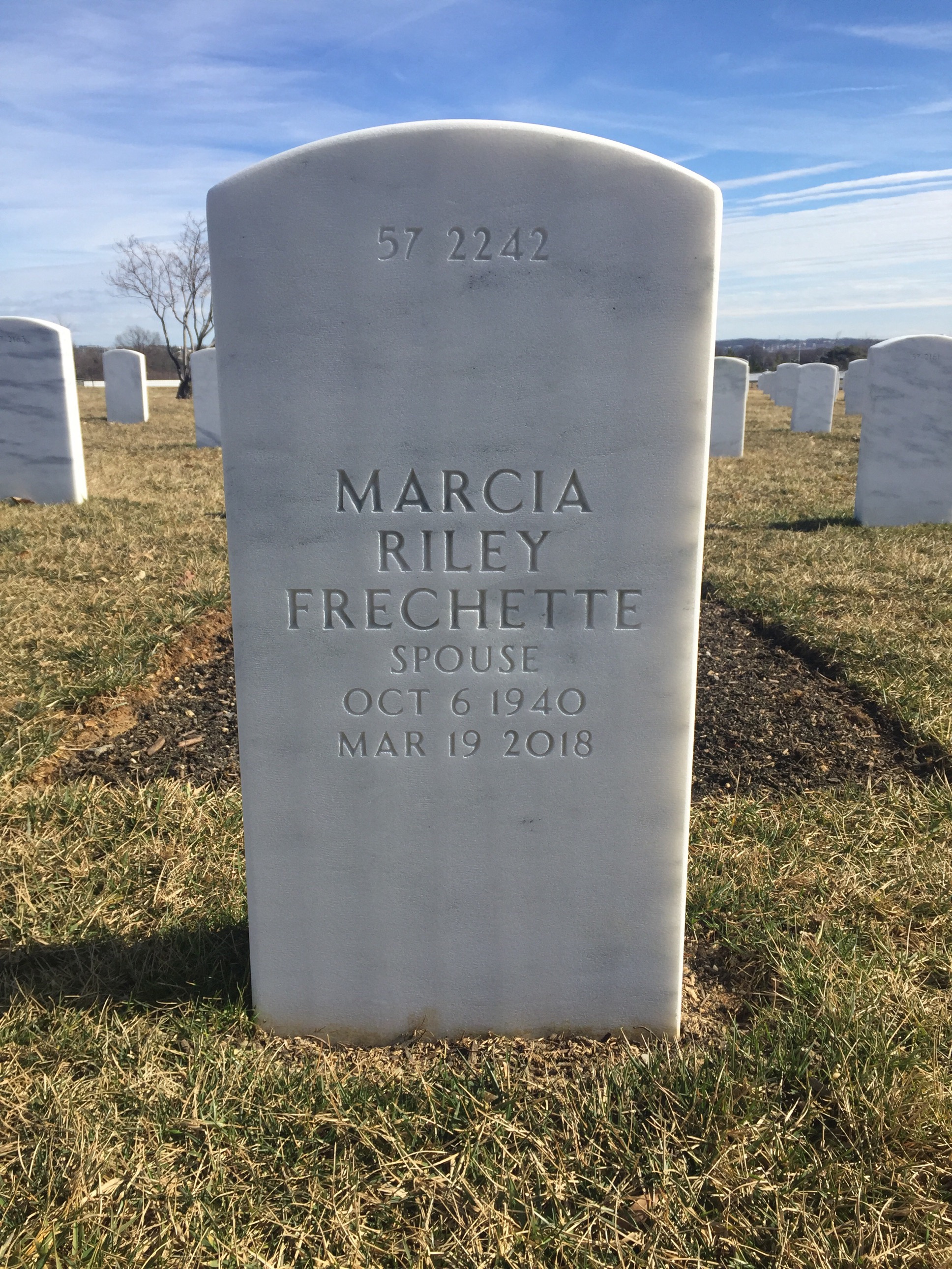 Back of headstone — Thomas Murray